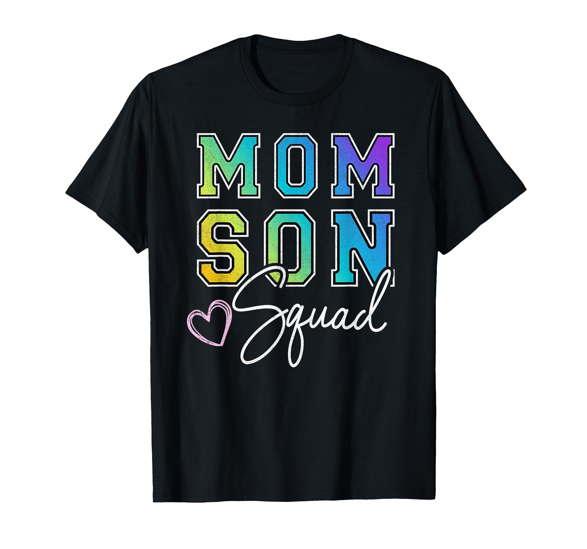 Mom Son Squad Happy Mothers Day T-Shirt - Unique Graphic Men Women - T-Shirt, Sweatshirt, Hoodie
