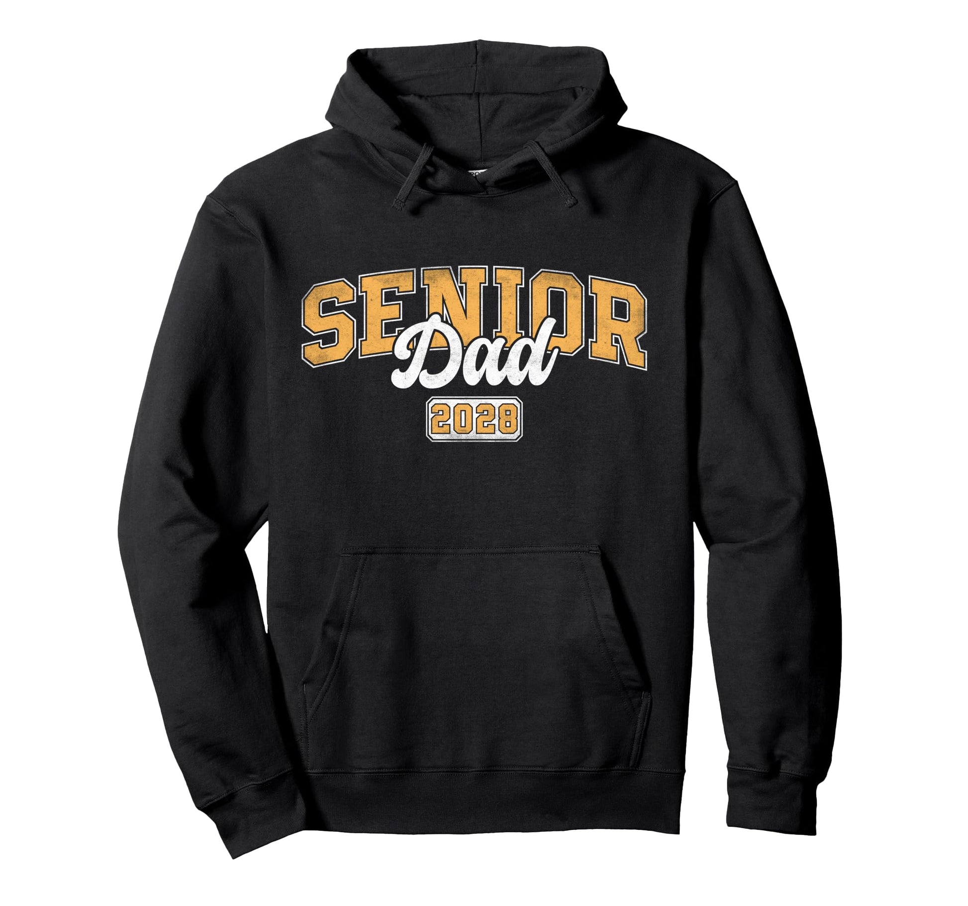 Senior Dad Class 2028 Graduate Father Hoodie - Aesthetic Graphic Men Women - T-Shirt, Sweatshirt, Hoodie