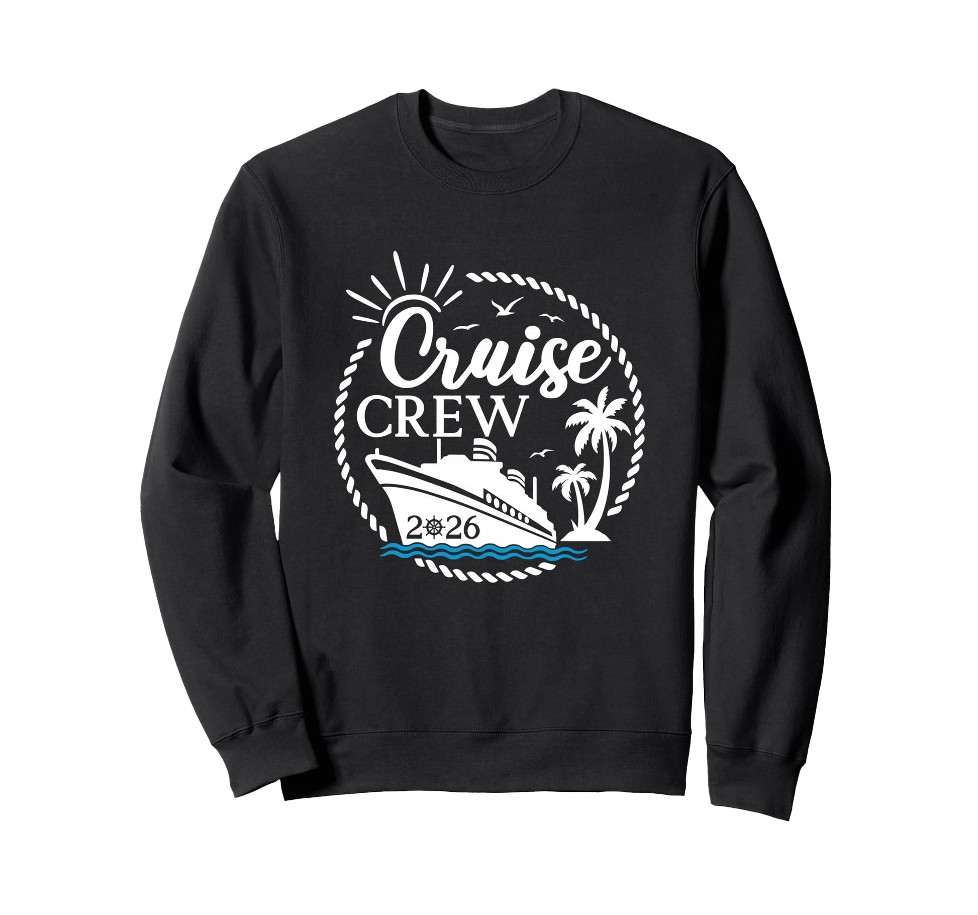 Cruise Crew 2026 Summer Vacation Sweatshirt - Novelty Apparel Unisex - T-Shirt, Sweatshirt, Hoodie