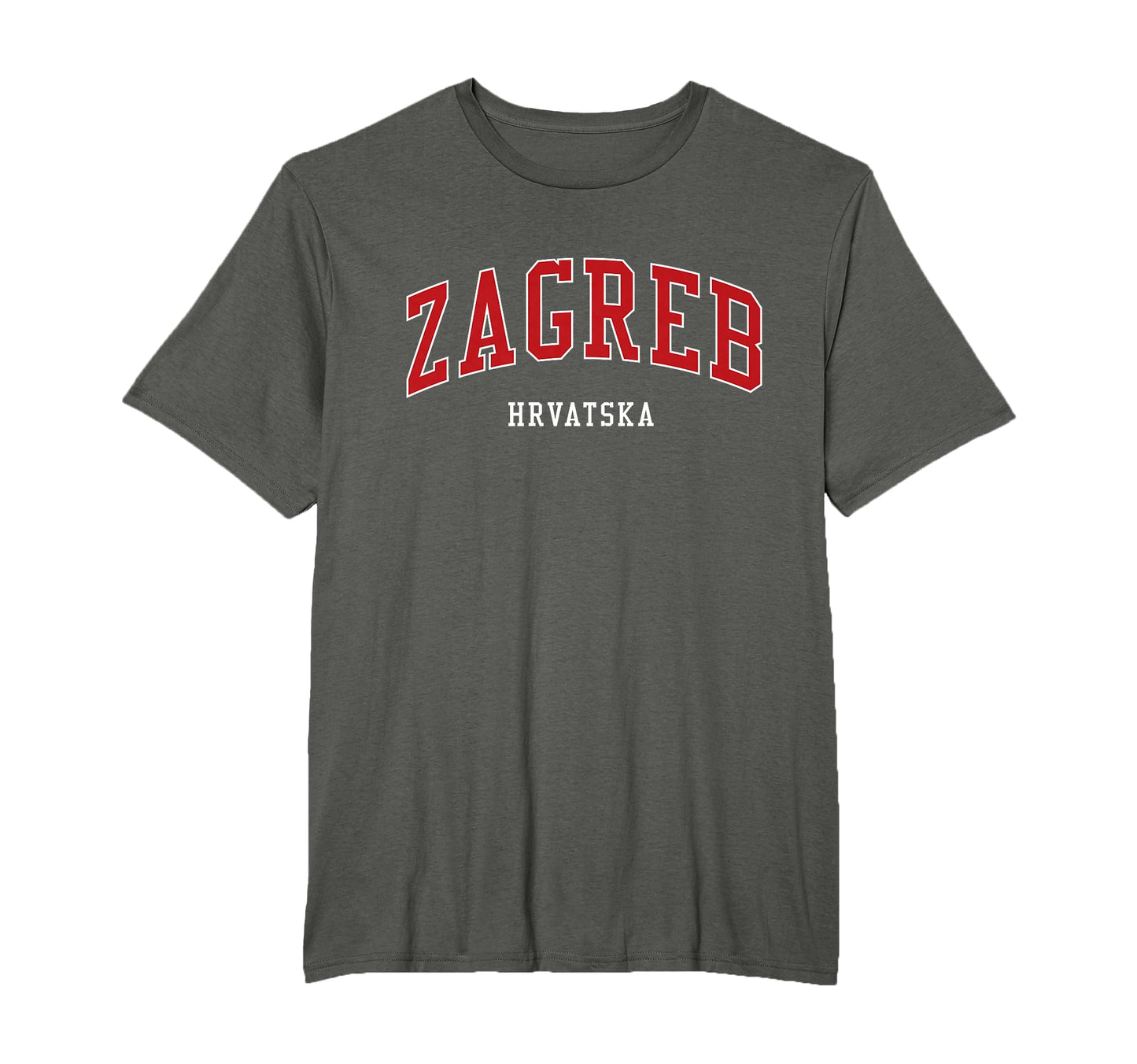 Zagreb Croatia College University T-Shirt - Streetwear Style Men Women - T-Shirt, Sweatshirt, Hoodie