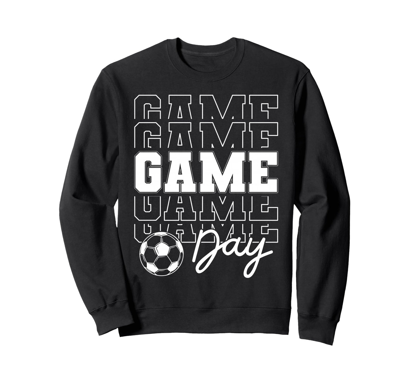 Preppy Game Day Soccer Parent Sweatshirt - Trendy Graphic Men Women - T-Shirt, Sweatshirt, Hoodie
