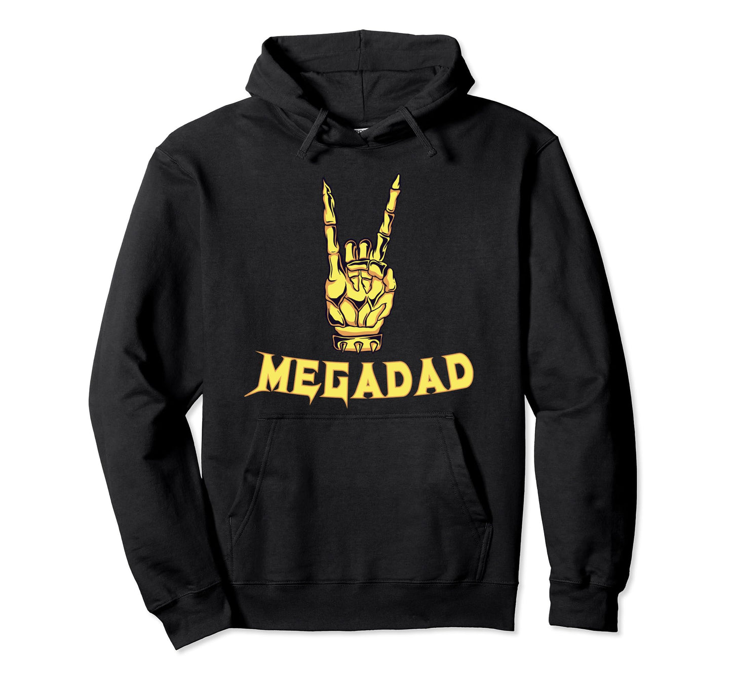 Megadad Rock Heavymetal Guitar Dad Hoodie - Streetwear Style Men Women - T-Shirt, Sweatshirt, Hoodie