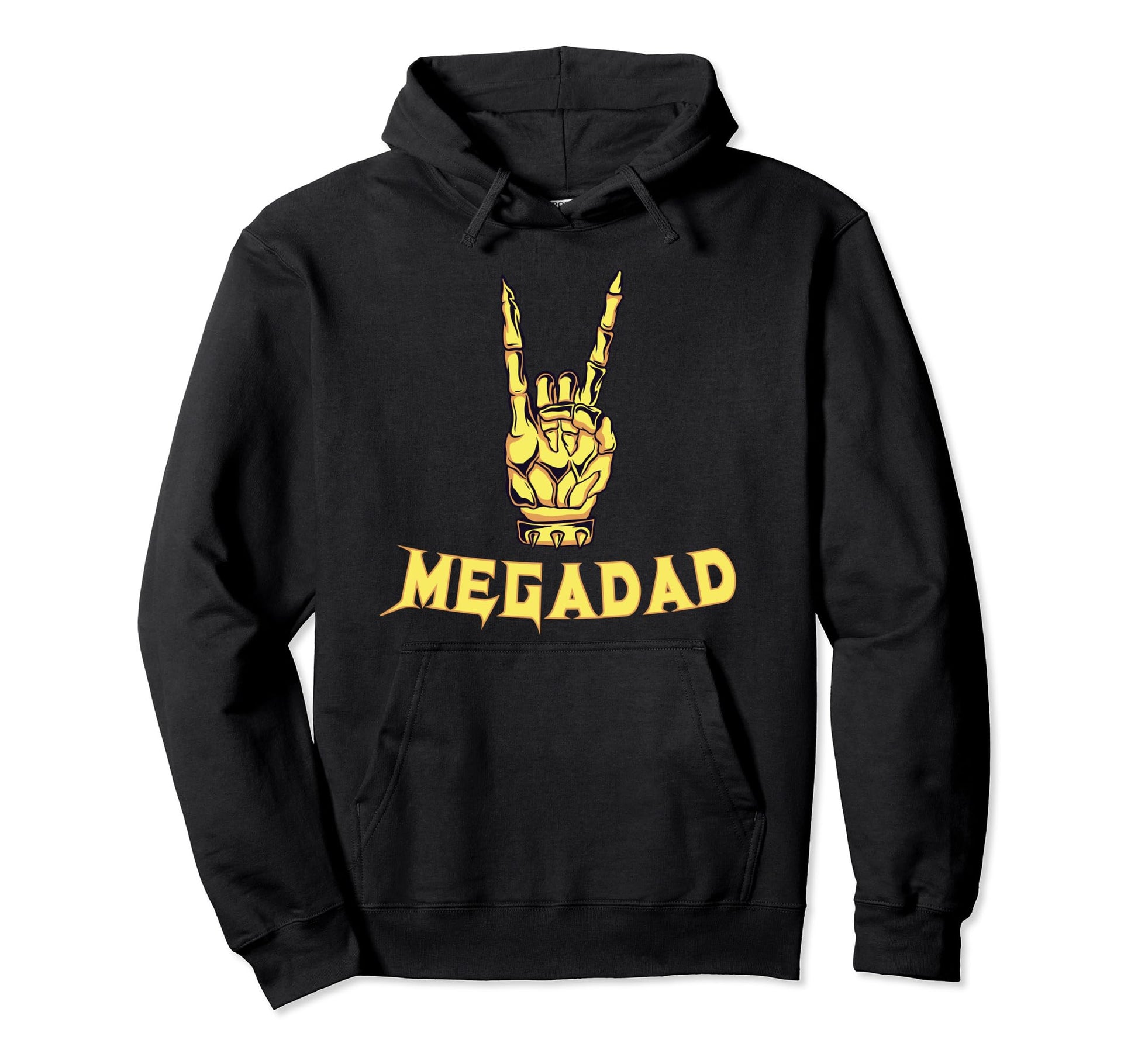 Megadad Rock Heavymetal Guitar Dad Hoodie - Streetwear Style Men Women - T-Shirt, Sweatshirt, Hoodie