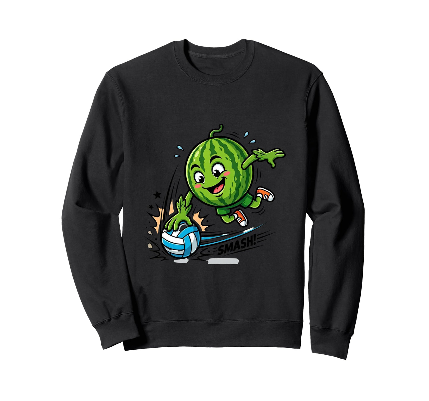 Watermelon Soccer Player Number Sweatshirt - Fun Novelty Design Men Women - T-Shirt, Sweatshirt, Hoodie