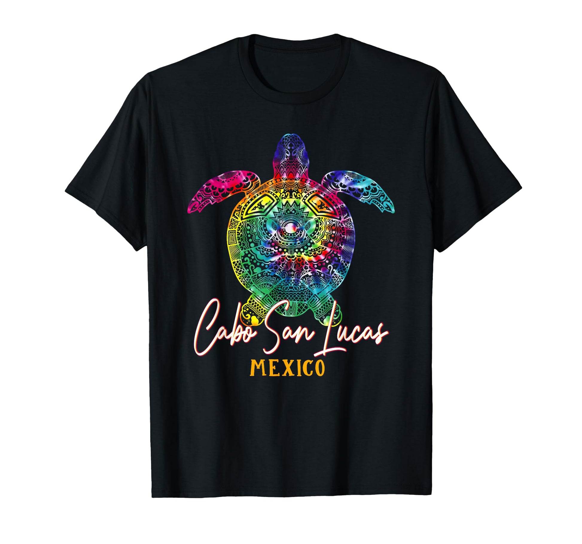 Cabo San Lucas Tie Dye Sea Turtle Matching T-Shirt - Trendy Graphic Unisex - T-Shirt, Sweatshirt, Hoodie