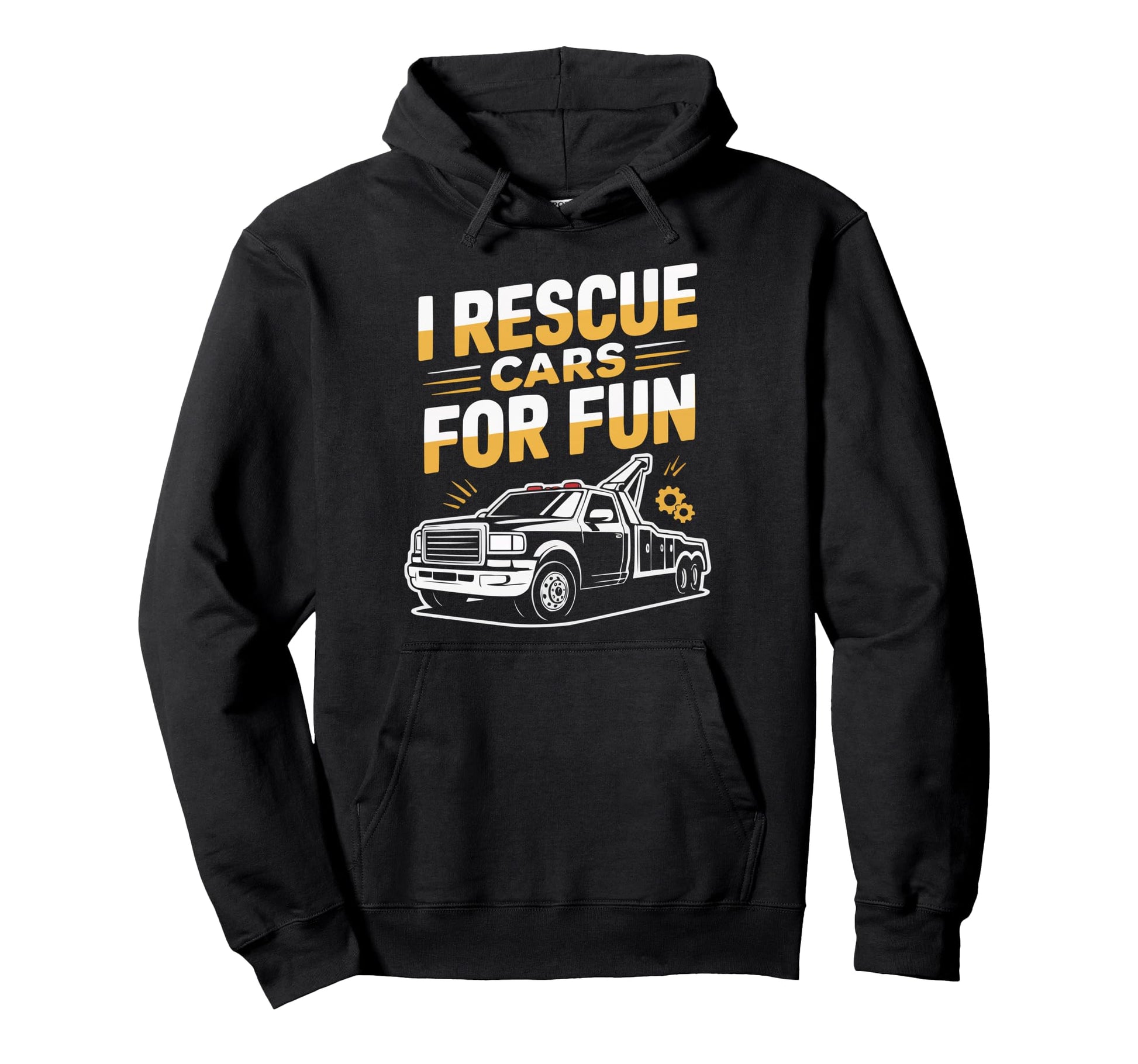 Tow Truck Driver Recovery Vehicle Hoodie - Casual Everyday Wear for Adults - T-Shirt, Sweatshirt, Hoodie
