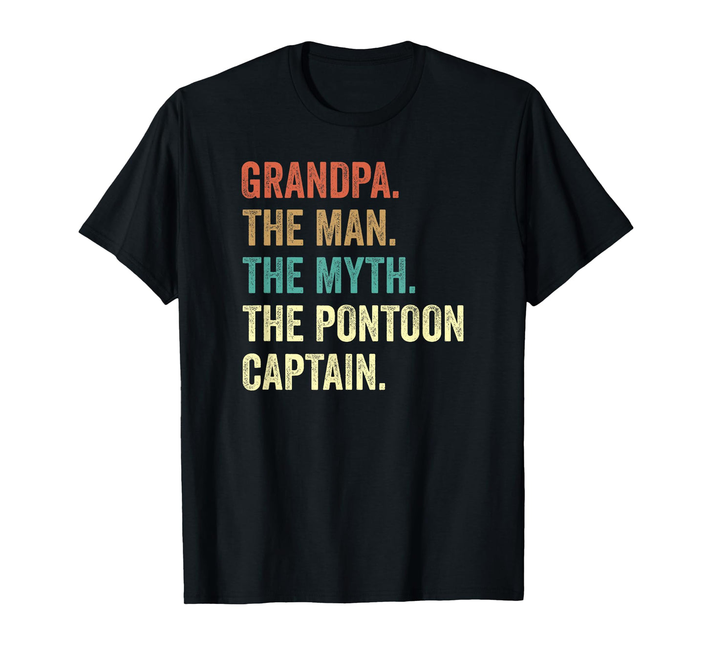 Grandpa Myth Pontoon Captain Shirts T-Shirt - Graphic Print Men Women - T-Shirt, Sweatshirt, Hoodie
