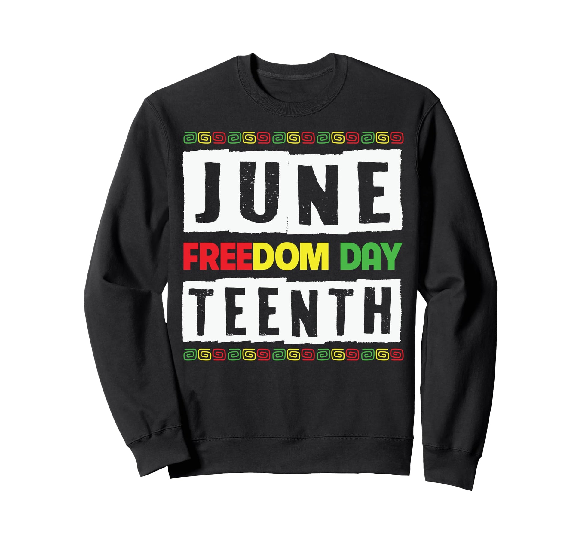 Juneteenth Melanin Black Dad Brown Sweatshirt - Graphic Print Men Women - T-Shirt, Sweatshirt, Hoodie