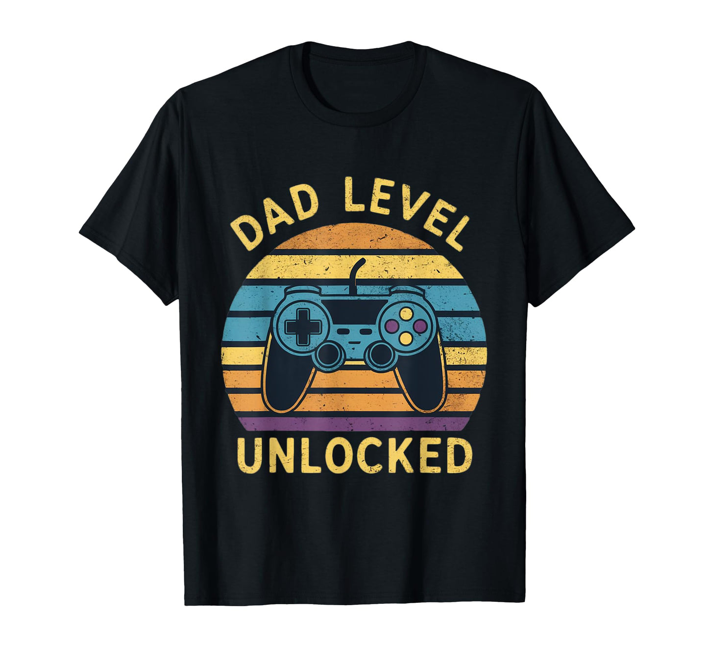 Dad Level Unlocked Funny New Dad T-Shirt - Fun Novelty Design Men Women - T-Shirt, Sweatshirt, Hoodie