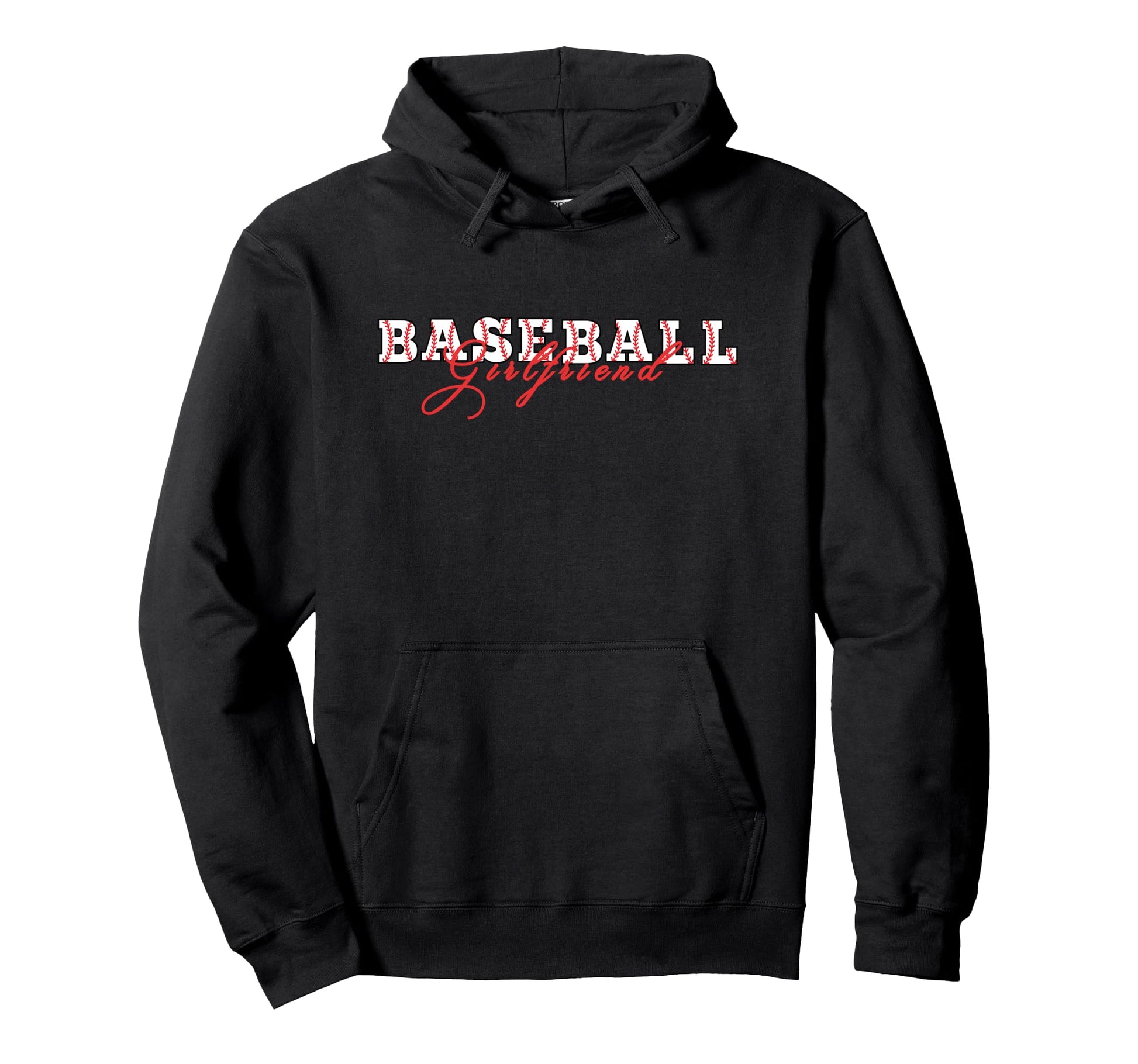 Baseball Girlfriend Coach Wife Baller Hoodie - Unique Graphic for Adults - T-Shirt, Sweatshirt, Hoodie