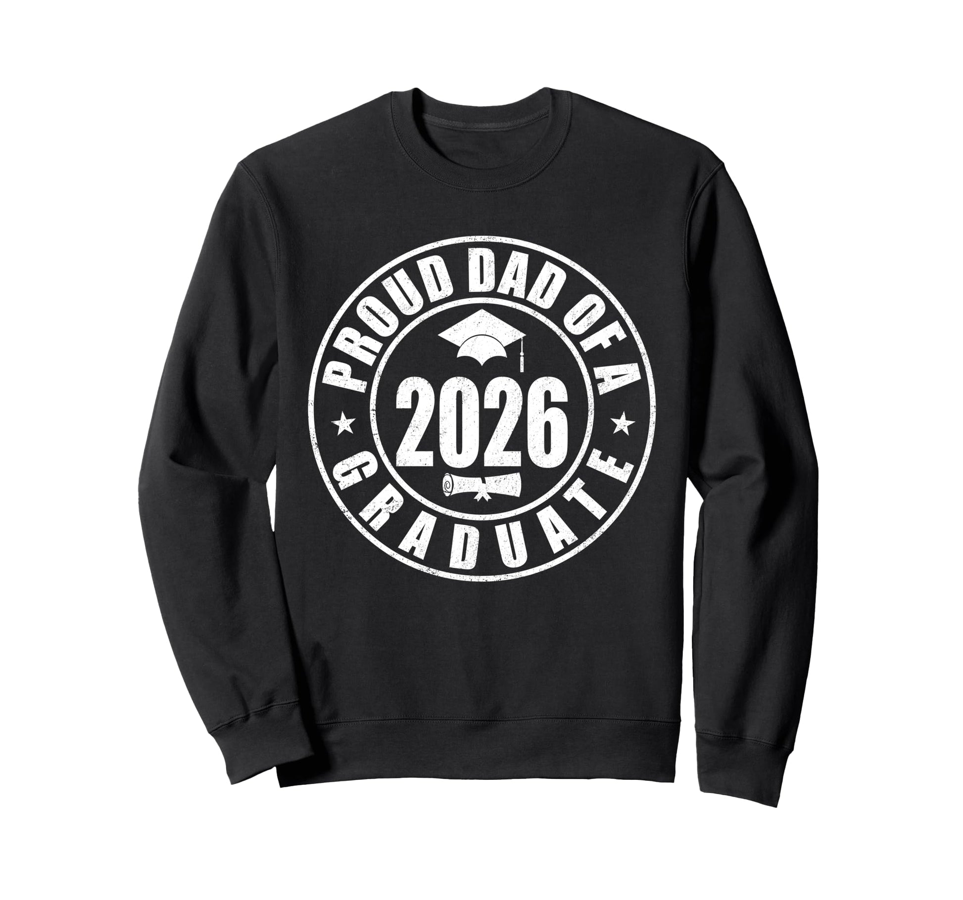 Super Proud Dad 2026 Graduate Sweatshirt - Unique Graphic Men Women - T-Shirt, Sweatshirt, Hoodie
