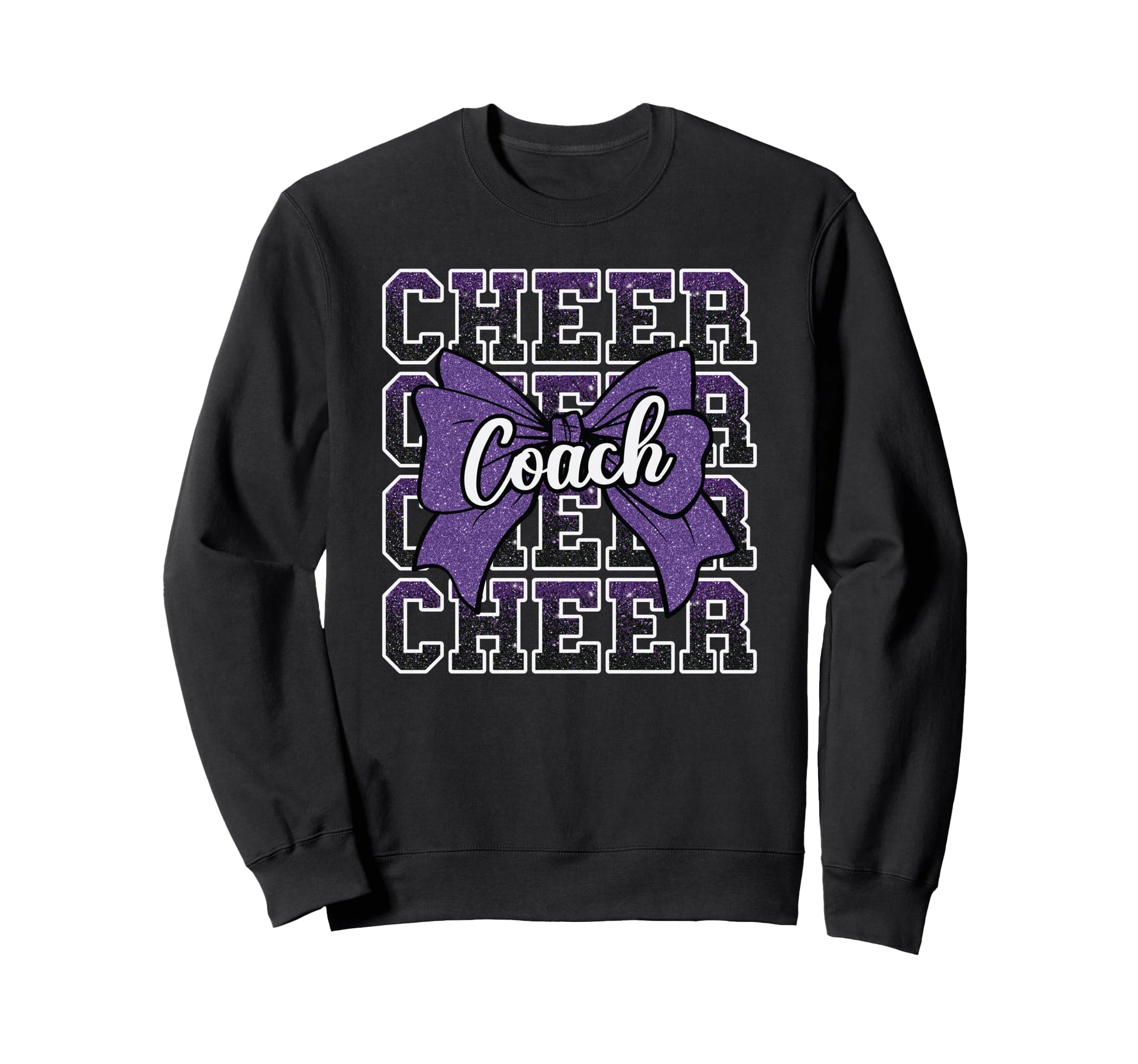 Purple Funny Sport Loud Proud Cheer Sweatshirt - Graphic Print Unisex - T-Shirt, Sweatshirt, Hoodie
