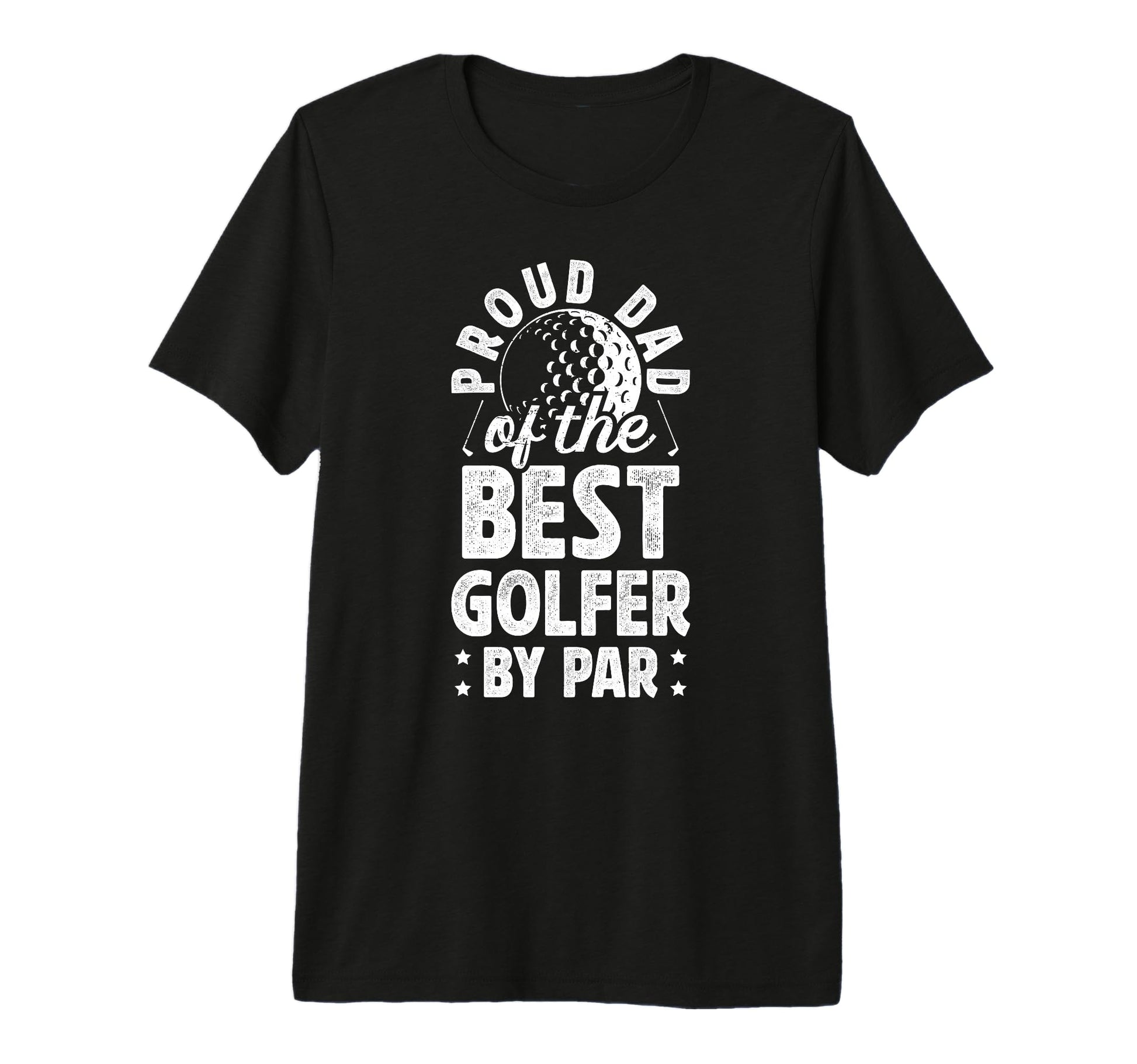 Mens Proud Dad Golf Player Father T-Shirt - Minimalist Print Men Women - T-Shirt, Sweatshirt, Hoodie