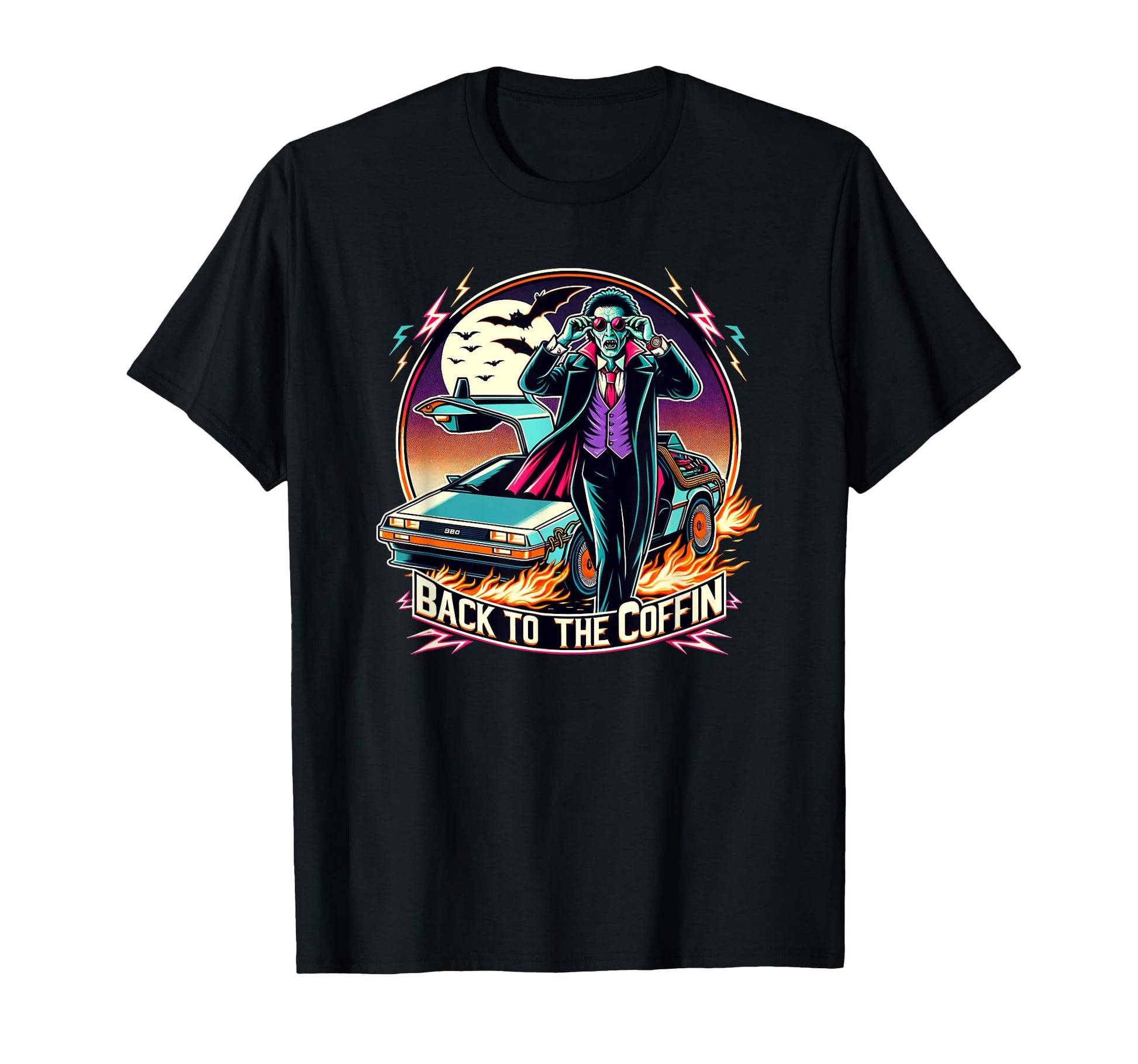 Dracula Horror Movie 80S T-Shirt - Casual Everyday Wear Unisex - T-Shirt, Sweatshirt, Hoodie
