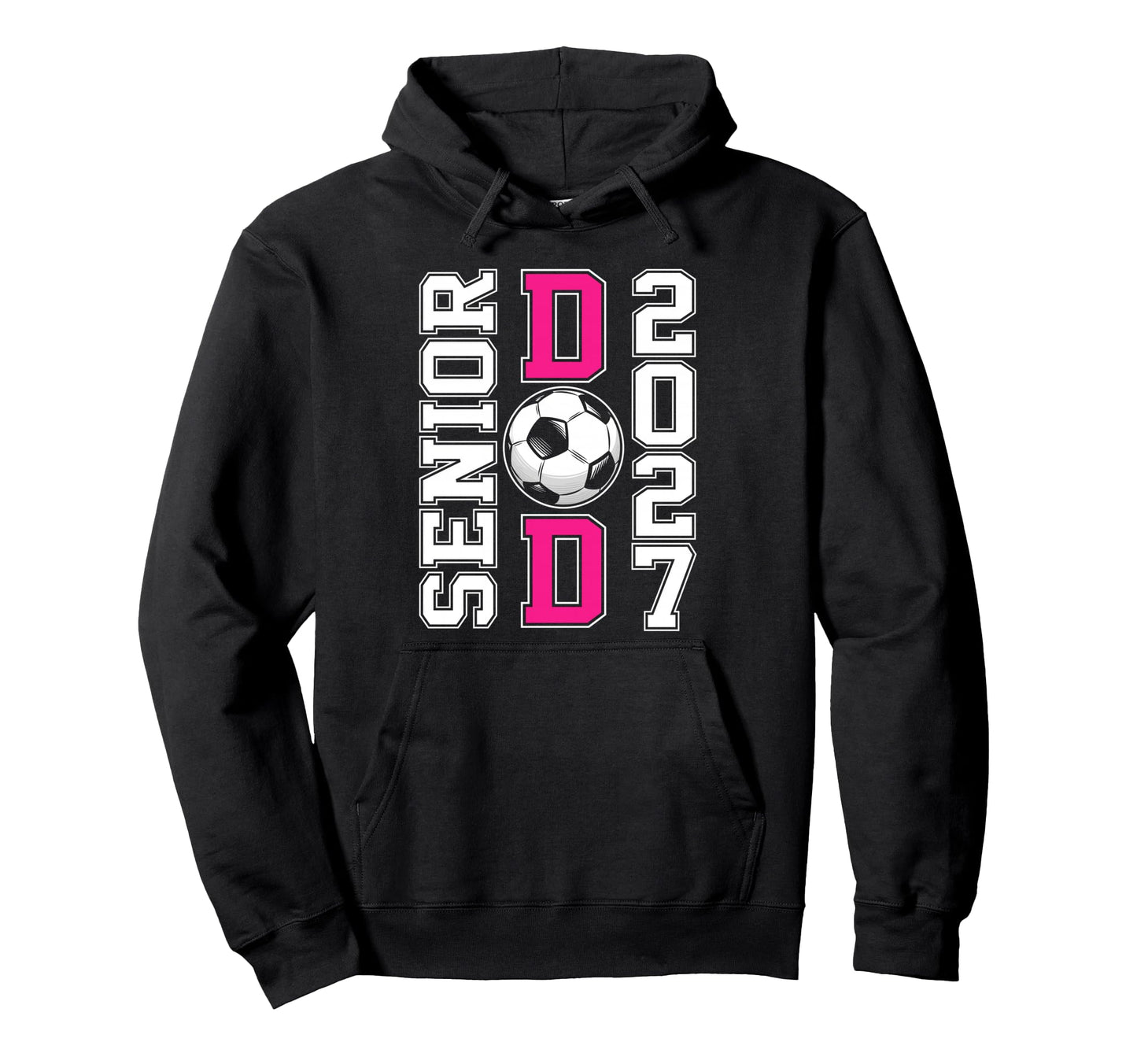 Soccer Senior Dad 2027 Graduation Graduate Hoodie - Custom Art Print Unisex - T-Shirt, Sweatshirt, Hoodie