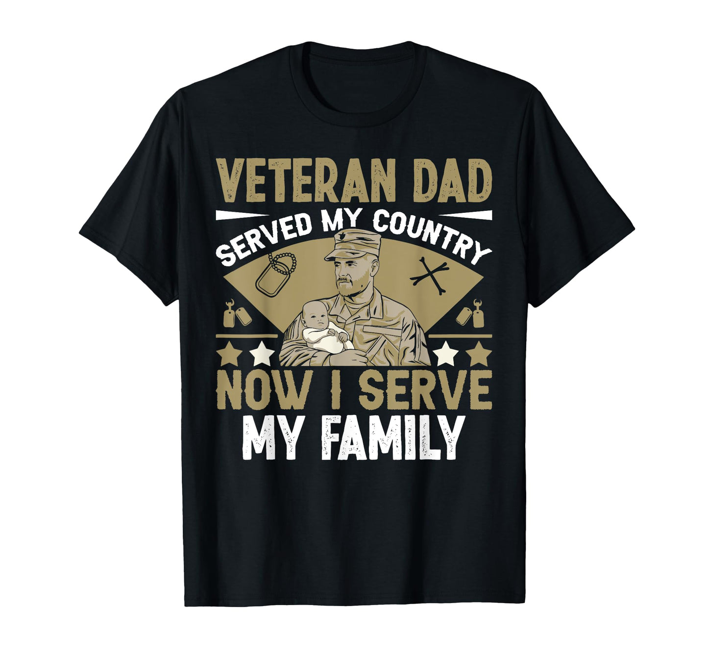 Served My Country Now I Serve My T-Shirt - Trendy Graphic for Adults - T-Shirt, Sweatshirt, Hoodie