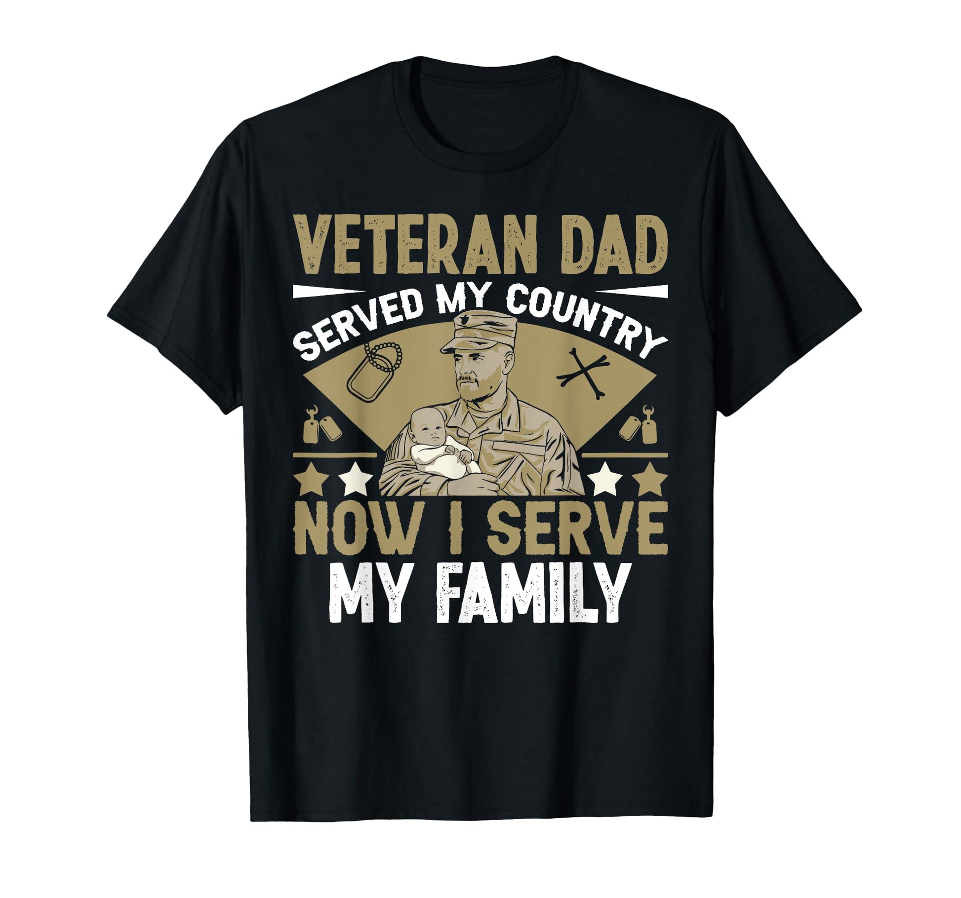 Served My Country Now I Serve My T-Shirt - Trendy Graphic for Adults - T-Shirt, Sweatshirt, Hoodie