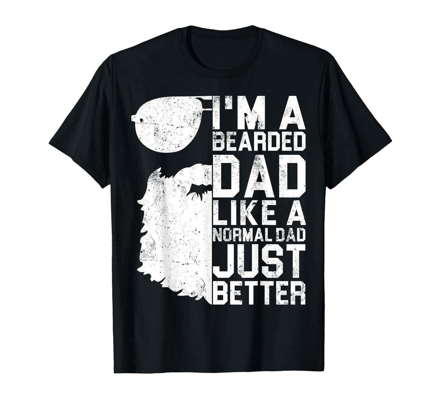 Bearded Dad Funny Beard Fathers Day T-Shirt - Aesthetic Graphic Men Women - T-Shirt, Sweatshirt, Hoodie