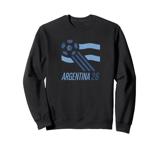 Argentina Futbol Soccer Cup 2026 Sweatshirt - Fun Novelty Design for Adults - T-Shirt, Sweatshirt, Hoodie