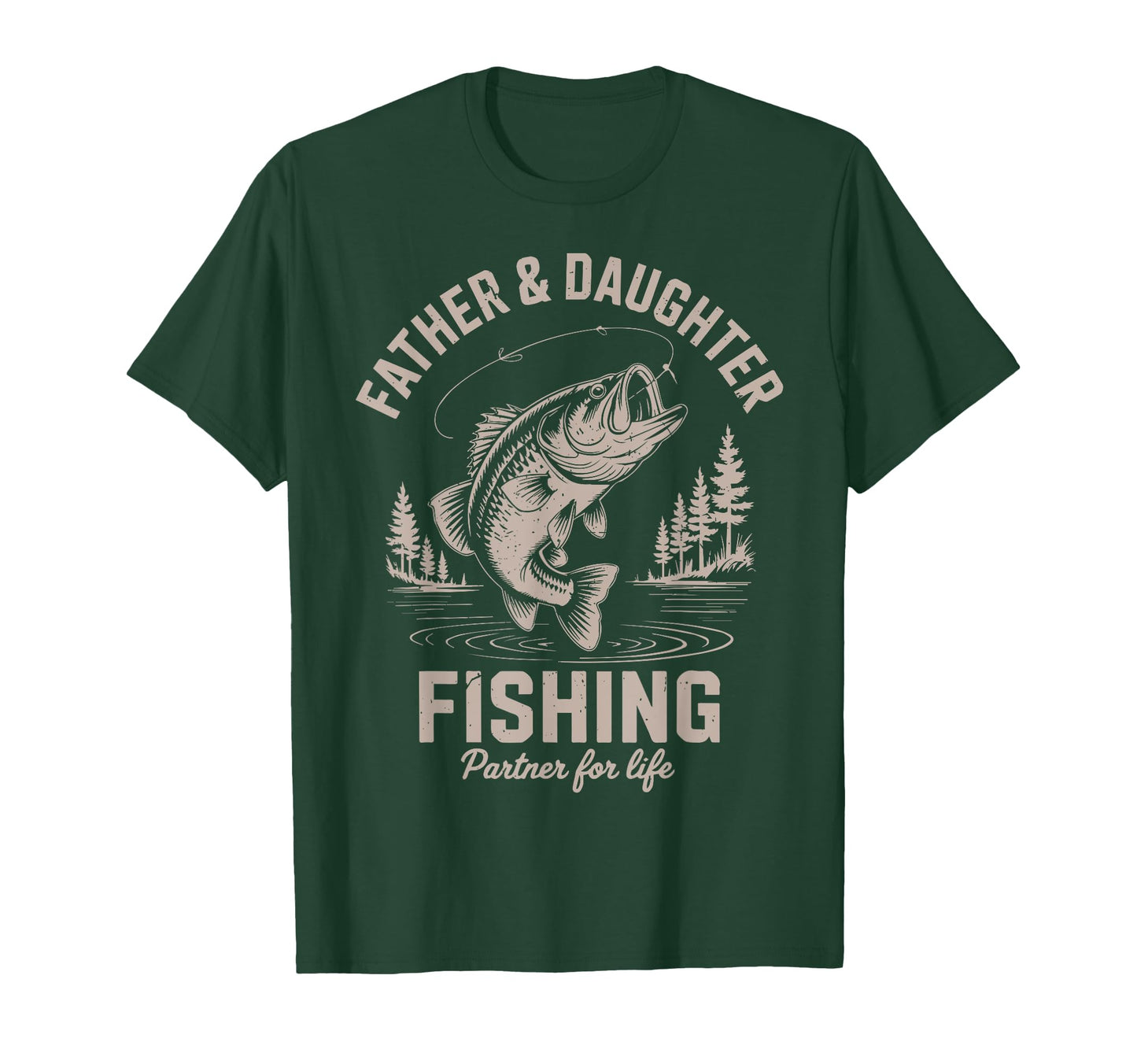 Matching Father Daughter Fishing T-Shirt - Novelty Apparel Men Women - T-Shirt, Sweatshirt, Hoodie