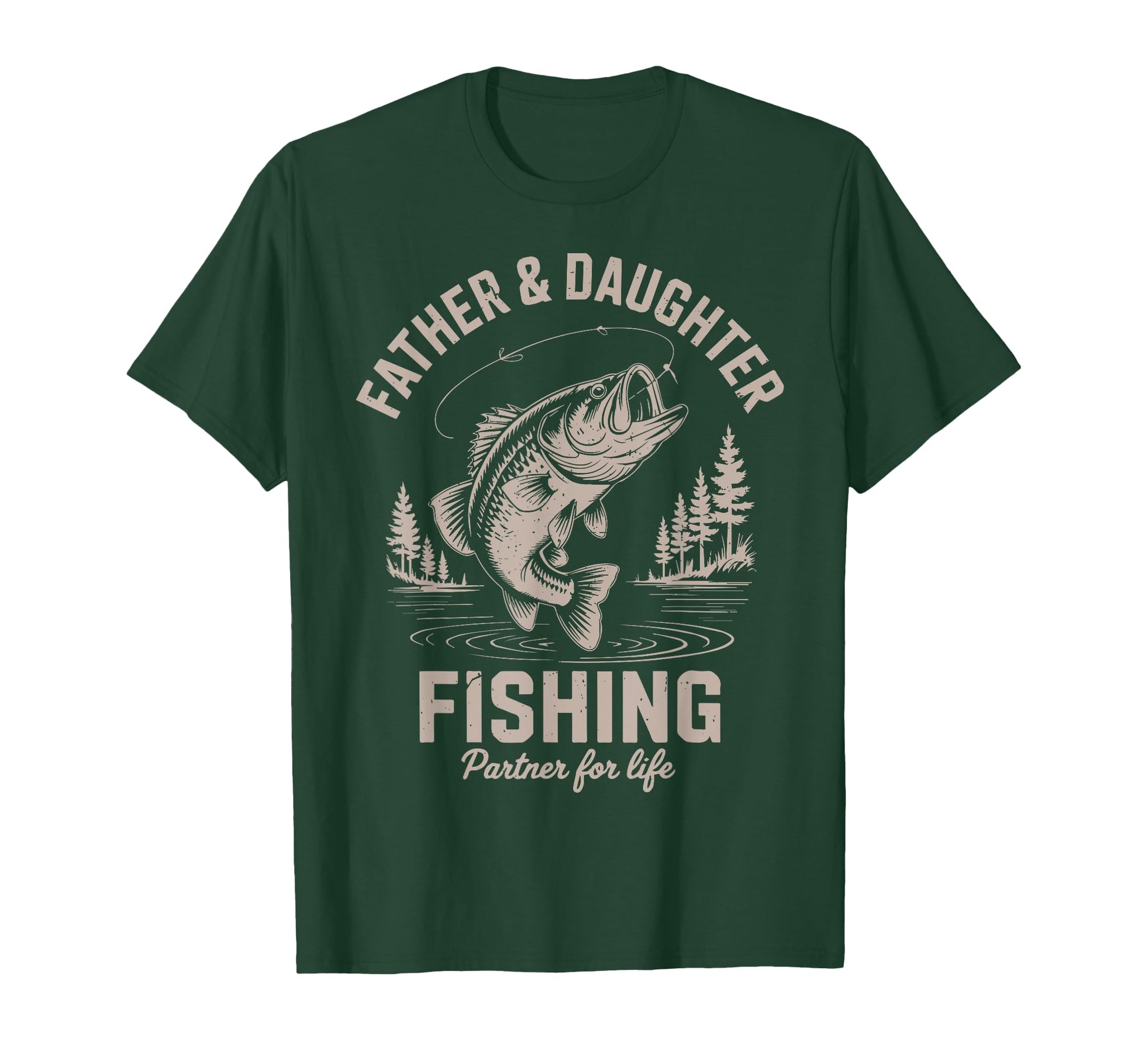 Matching Father Daughter Fishing T-Shirt - Novelty Apparel Men Women - T-Shirt, Sweatshirt, Hoodie