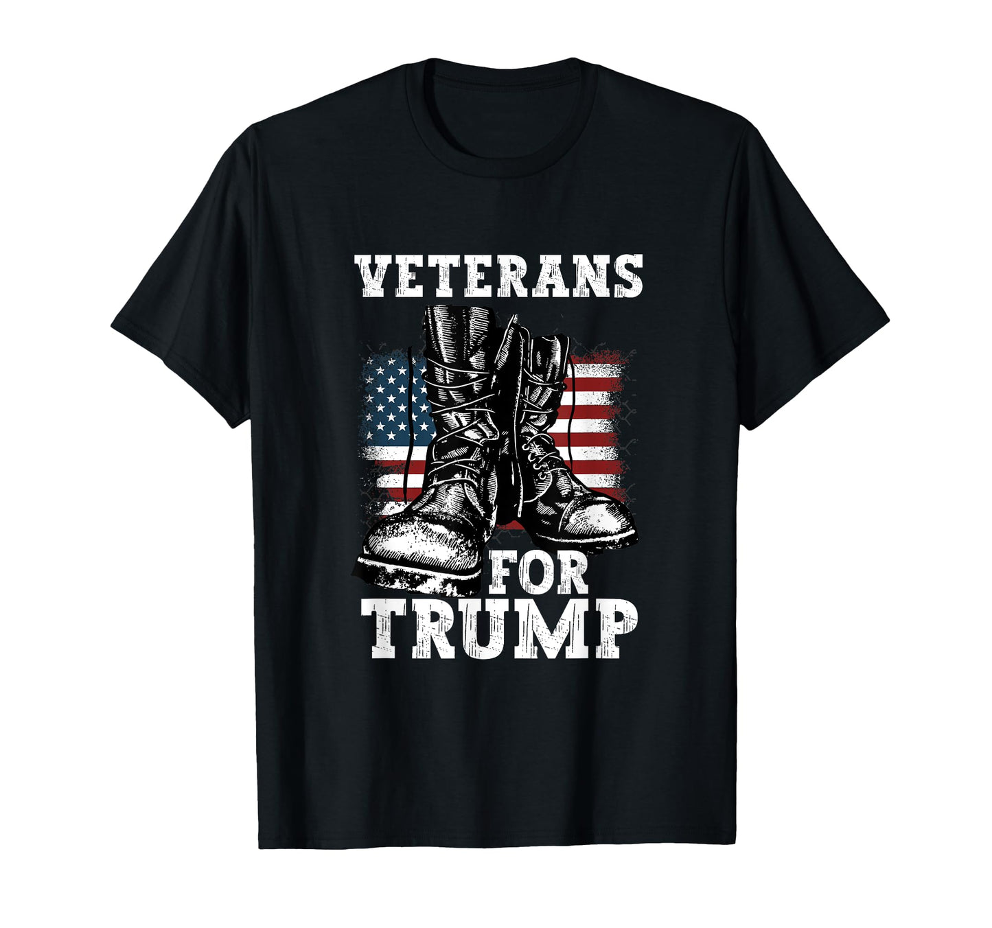 Veterans Trump 2024 American Flag T-Shirt - Novelty Apparel Men Women - T-Shirt, Sweatshirt, Hoodie
