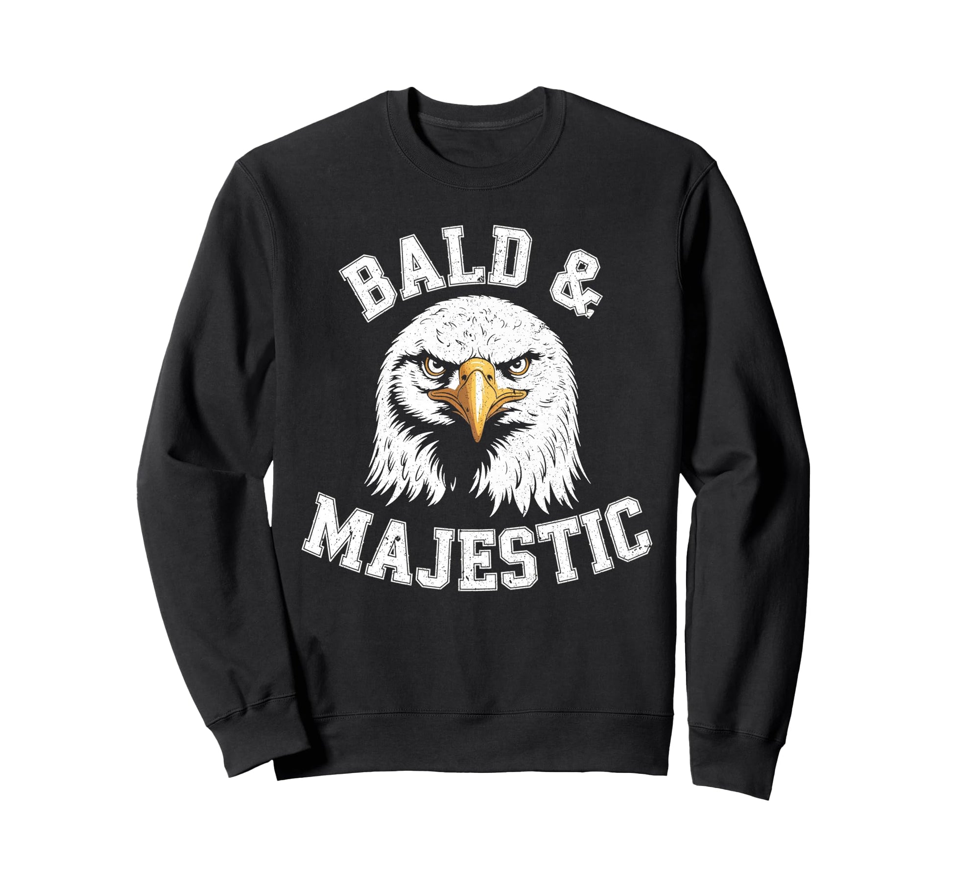 Bald Majestic Sexy Bald Guy Funny Sweatshirt - Novelty Apparel Men Women - T-Shirt, Sweatshirt, Hoodie