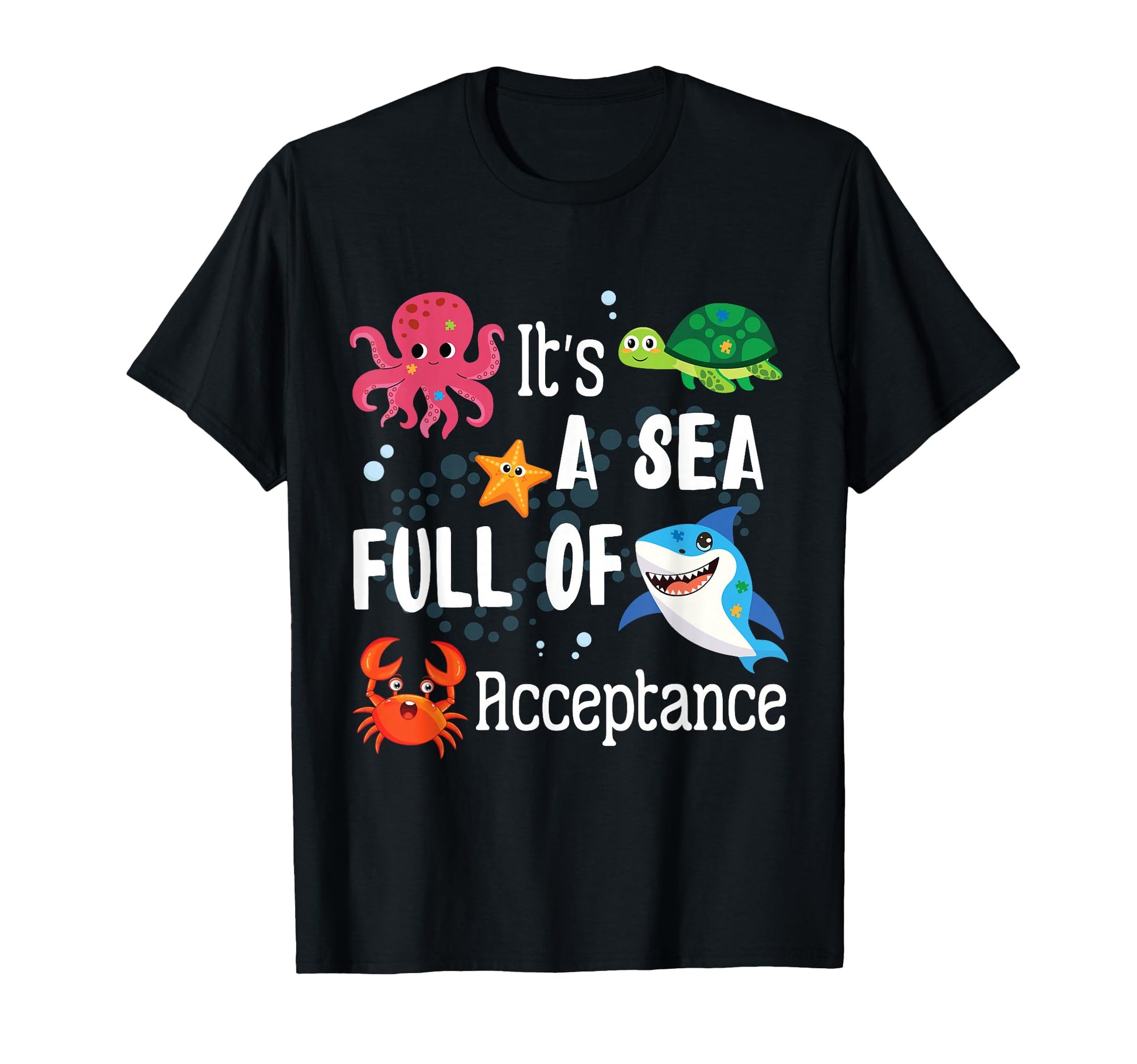Ocean Animals Autism Normal Its Sea T-Shirt - Aesthetic Graphic Men Women - T-Shirt, Sweatshirt, Hoodie