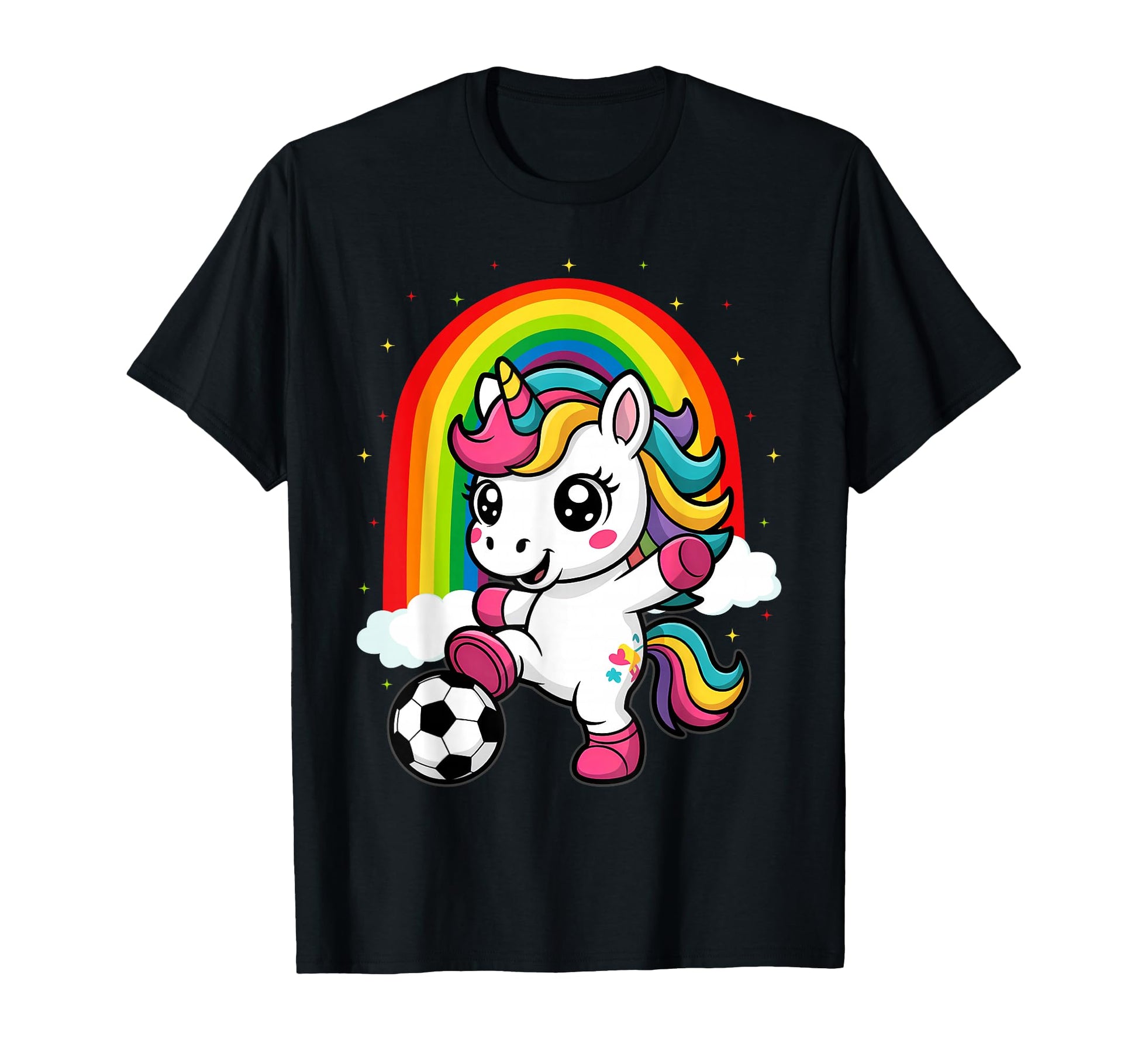 Unicorn Playing Soccer Lover Gift Co Sweatshirt - Graphic Print Men Women - T-Shirt, Sweatshirt, Hoodie