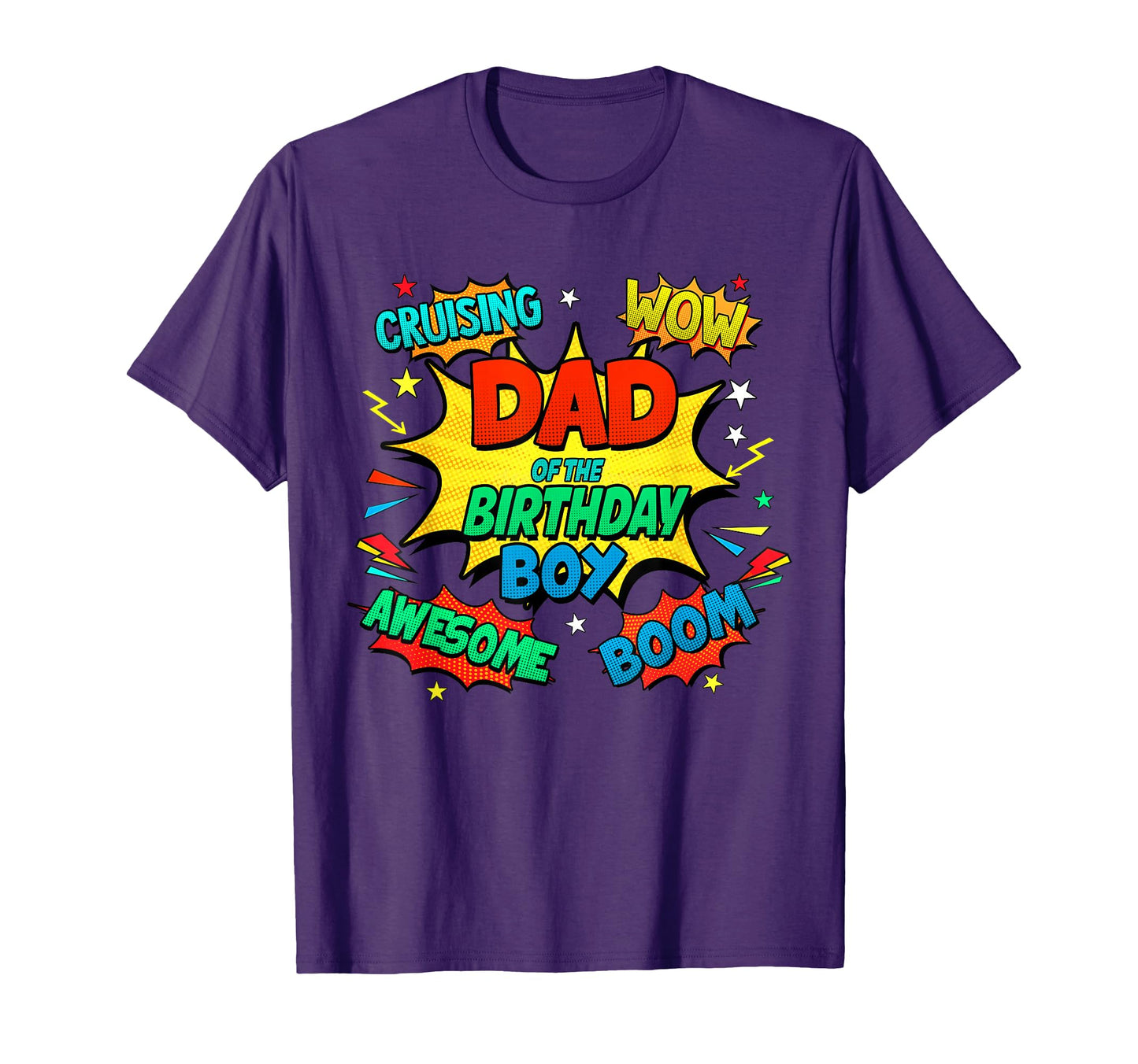 Dad Birthday Father Superhero Comic T-Shirt - Custom Art Print Men Women - T-Shirt, Sweatshirt, Hoodie