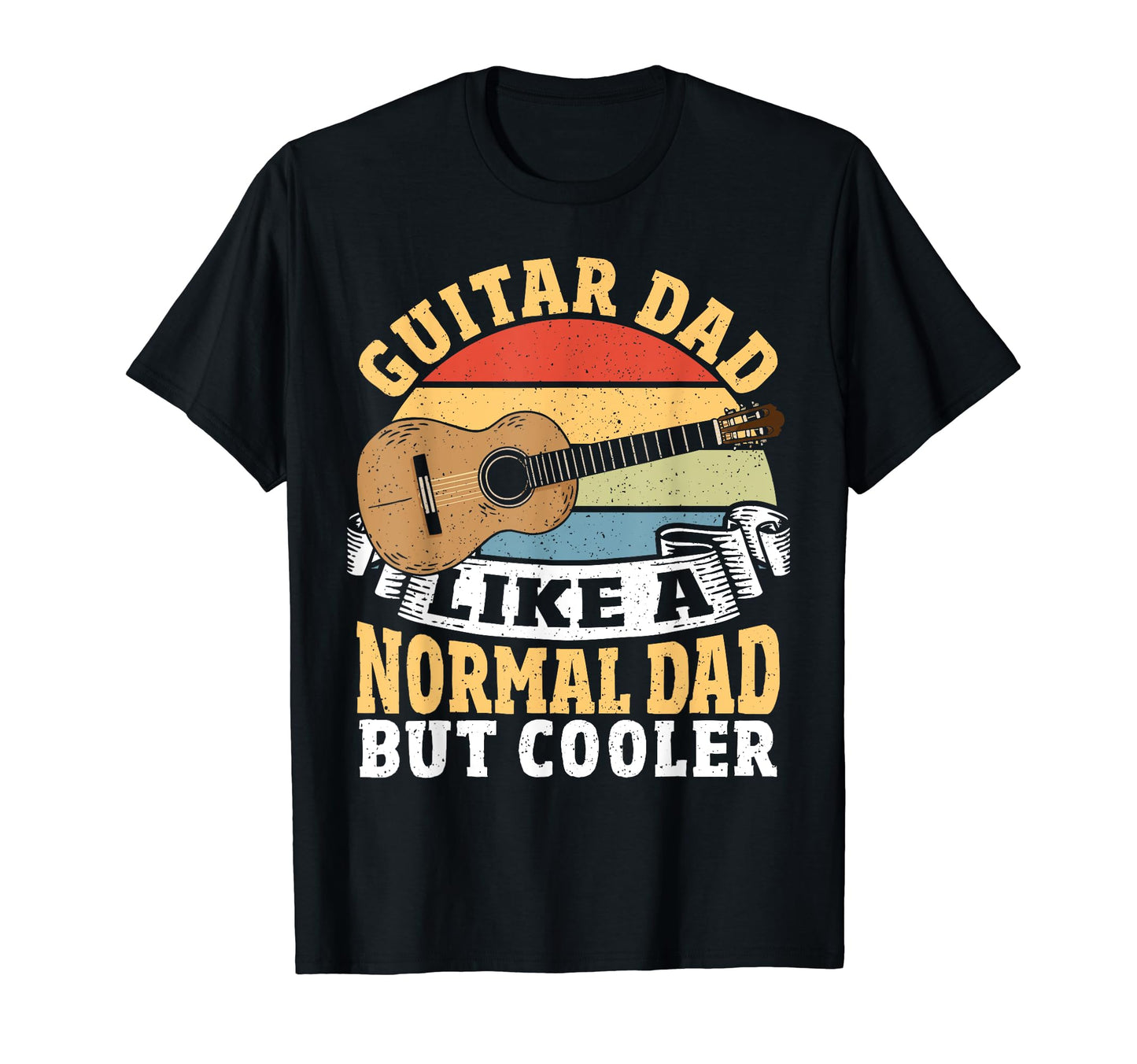 Guitar Dad Like Normal Dad But T-Shirt - Aesthetic Graphic for Adults - T-Shirt, Sweatshirt, Hoodie