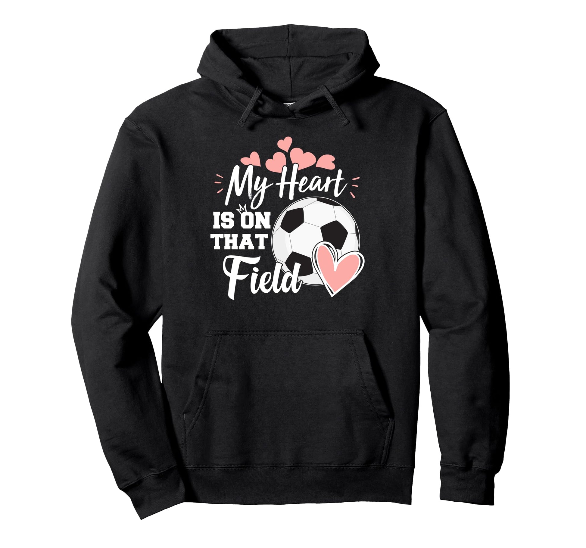 My Heart Is That Soccer Field Hoodie - Custom Art Print for Adults - T-Shirt, Sweatshirt, Hoodie