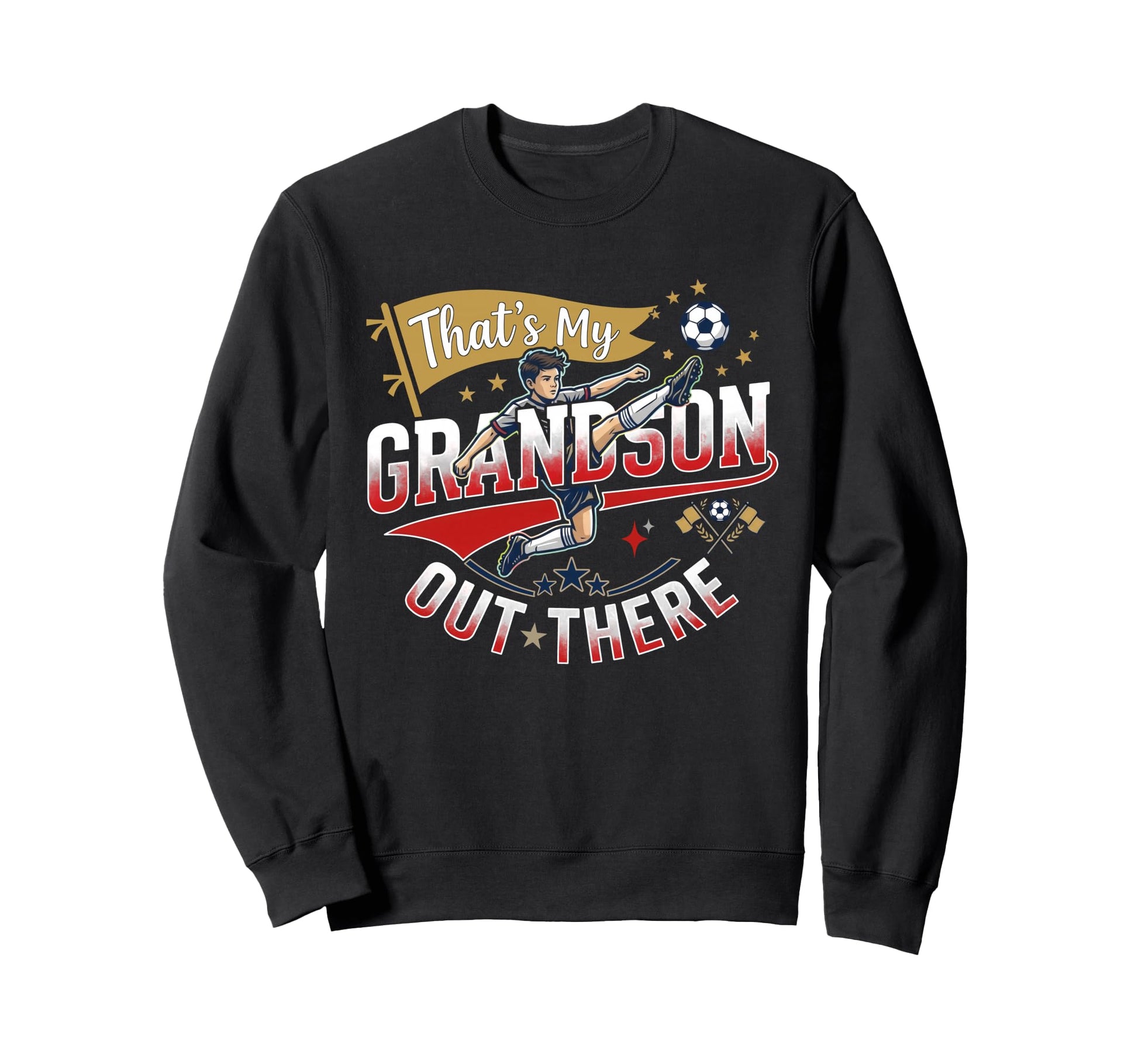 Proud Soccer Grandma Nana Sweatshirt - Aesthetic Graphic Men Women - T-Shirt, Sweatshirt, Hoodie