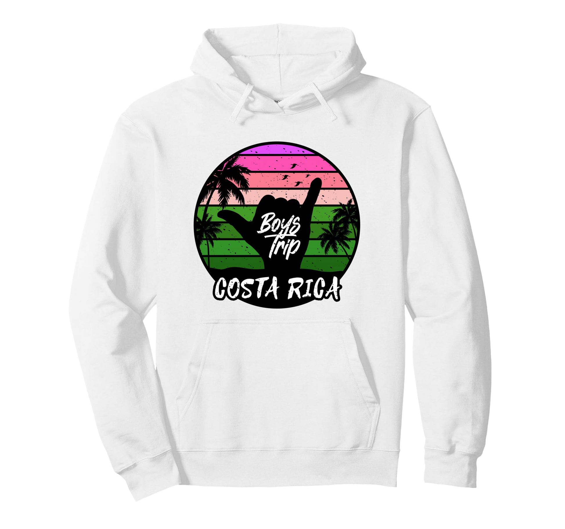 Costa Rica Guys Trip Matching Hoodie - Novelty Apparel for Adults - T-Shirt, Sweatshirt, Hoodie