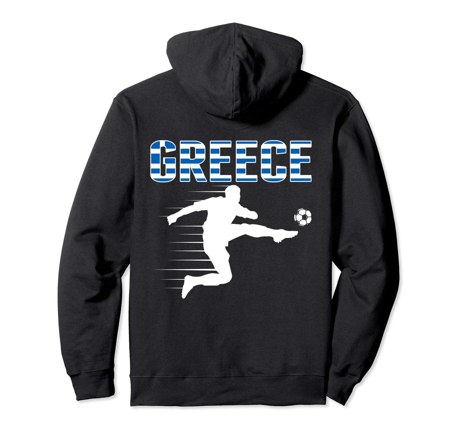 Greece Soccer Fans Jersey Proud Hoodie - Casual Everyday Wear for Adults - T-Shirt, Sweatshirt, Hoodie