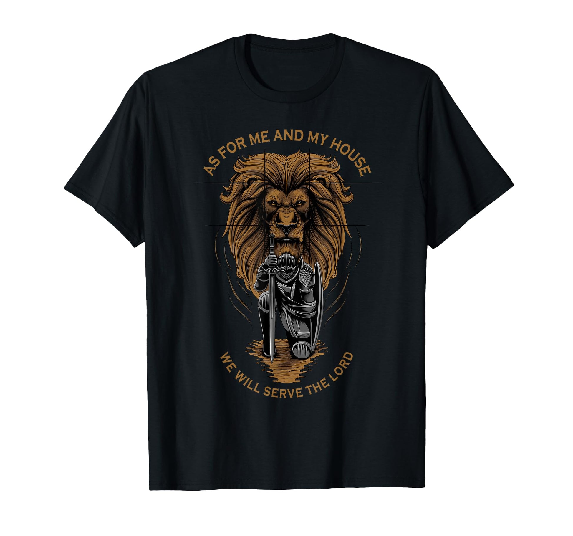 As Me And My House We Will Serve Lord T-Shirt - Streetwear Style Men Women - T-Shirt, Sweatshirt, Hoodie