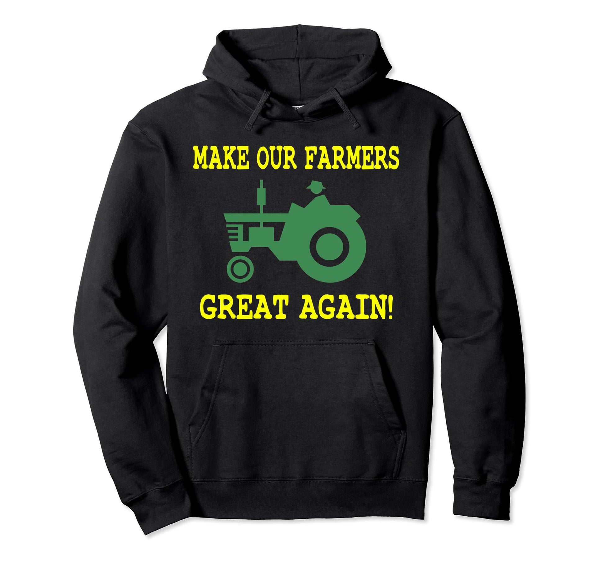 Make Farmers Great Again Hat Trump Farming Hoodie - Unique Graphic Unisex - T-Shirt, Sweatshirt, Hoodie