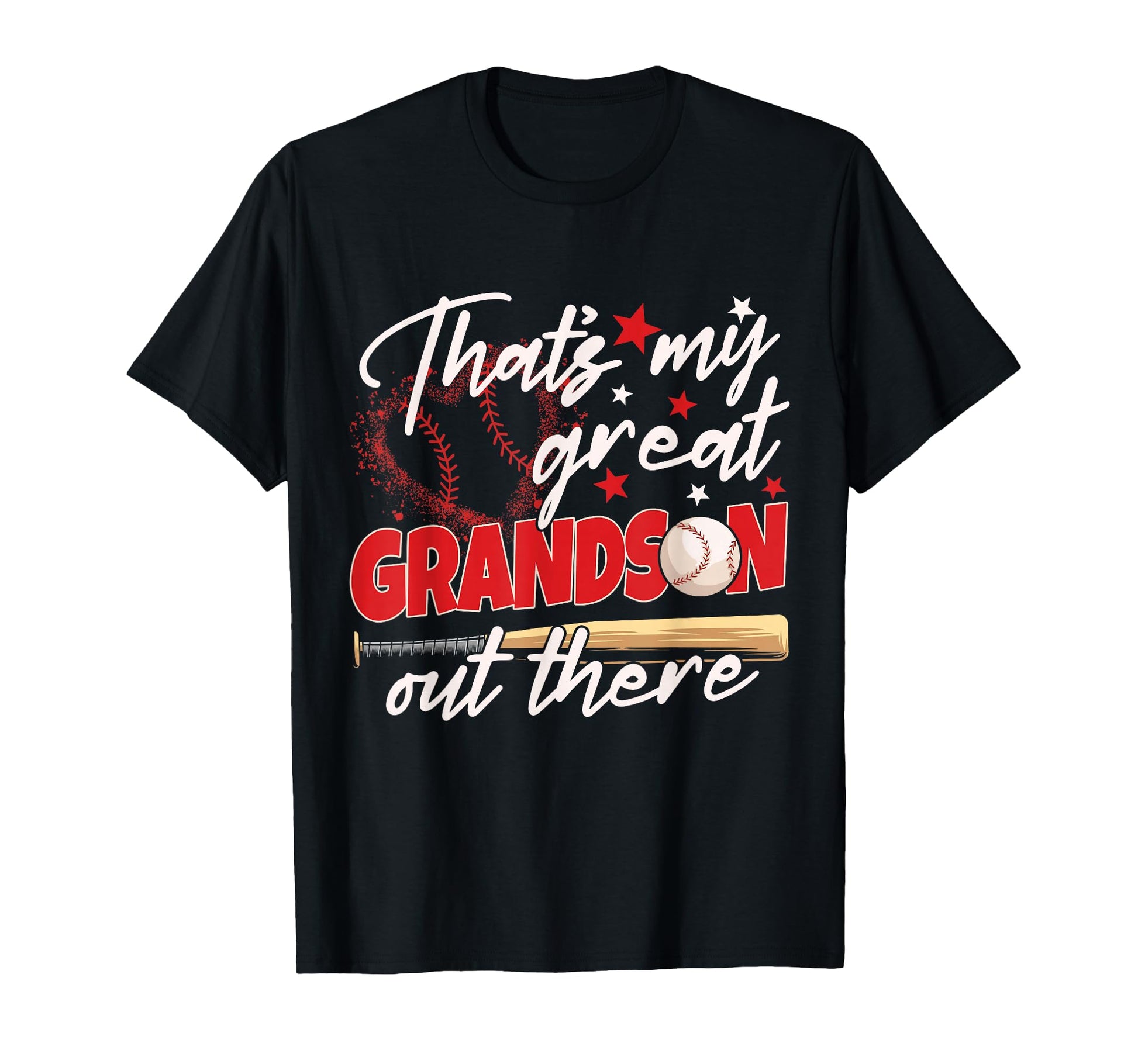 Thats My Great Grandson Out There Baseball T-Shirt - Unique Graphic Unisex - T-Shirt, Sweatshirt, Hoodie