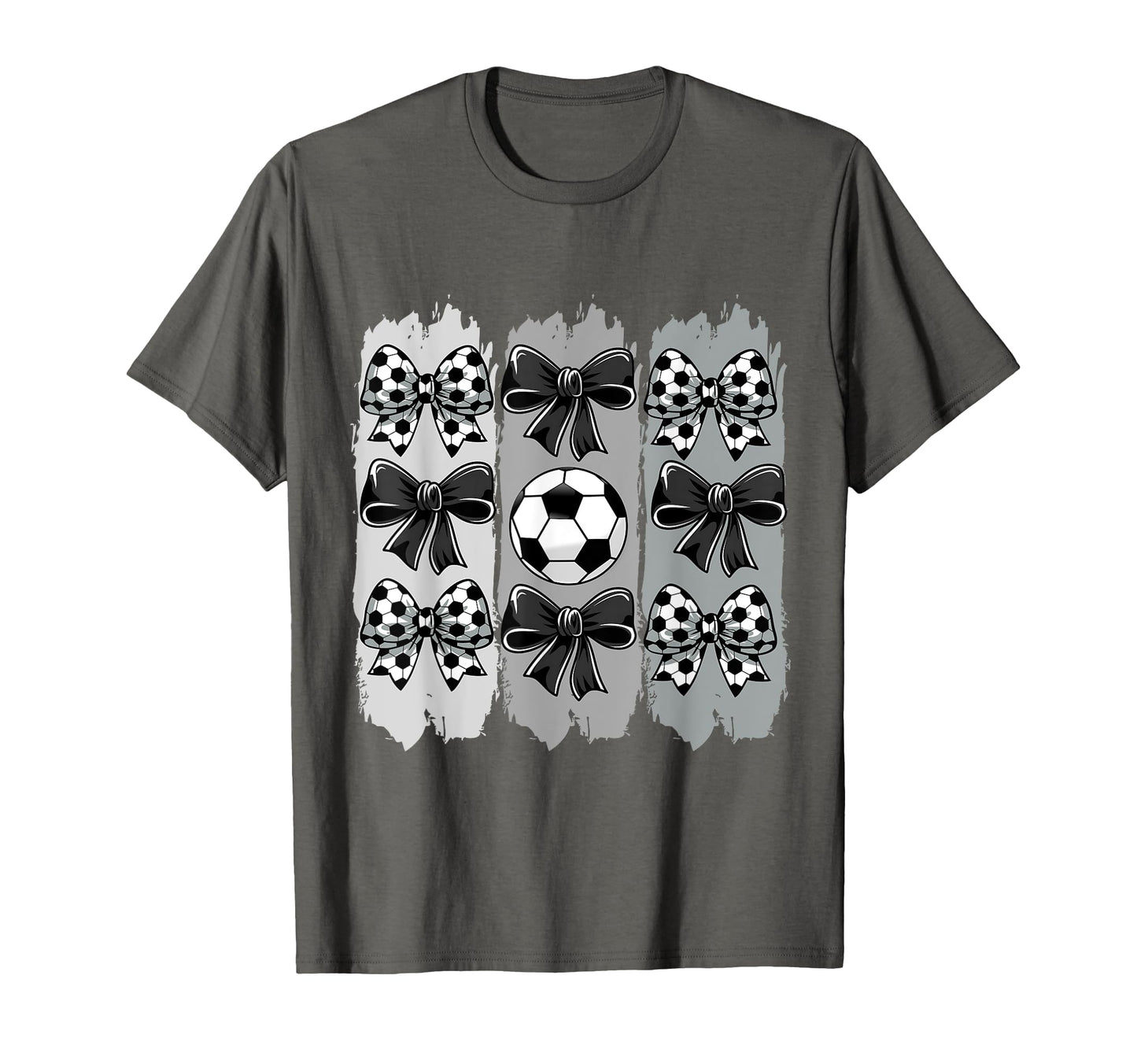 Soccer Coquette Bow Soccer Ball T-Shirt - Minimalist Print for Adults - T-Shirt, Sweatshirt, Hoodie