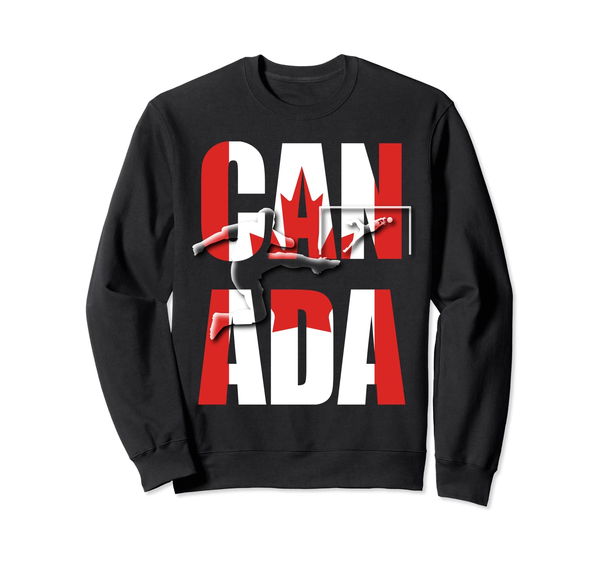Canada Football Jersey Sweatshirt - Casual Everyday Wear Men Women - T-Shirt, Sweatshirt, Hoodie