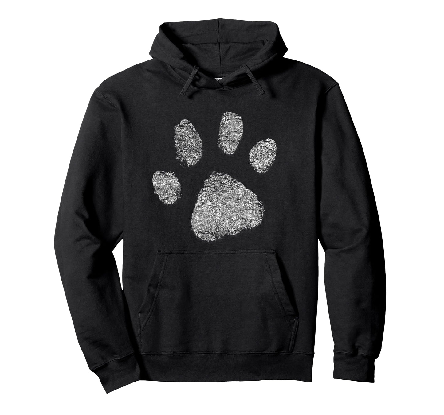 Dog Lovers Dog Paw Dog Mom Dad Hoodie - Minimalist Print for Adults - T-Shirt, Sweatshirt, Hoodie