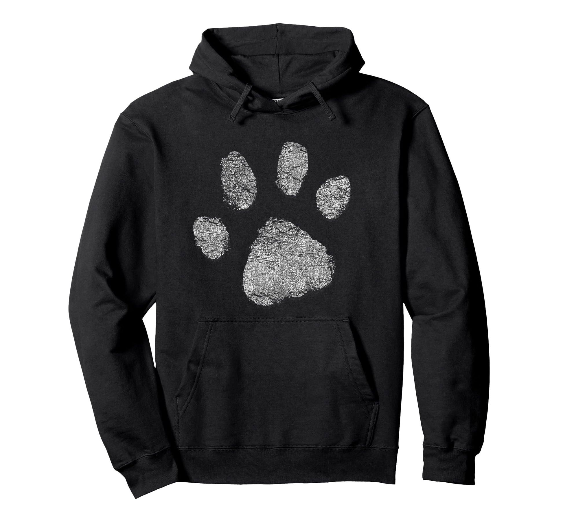 Dog Lovers Dog Paw Dog Mom Dad Hoodie - Minimalist Print for Adults - T-Shirt, Sweatshirt, Hoodie