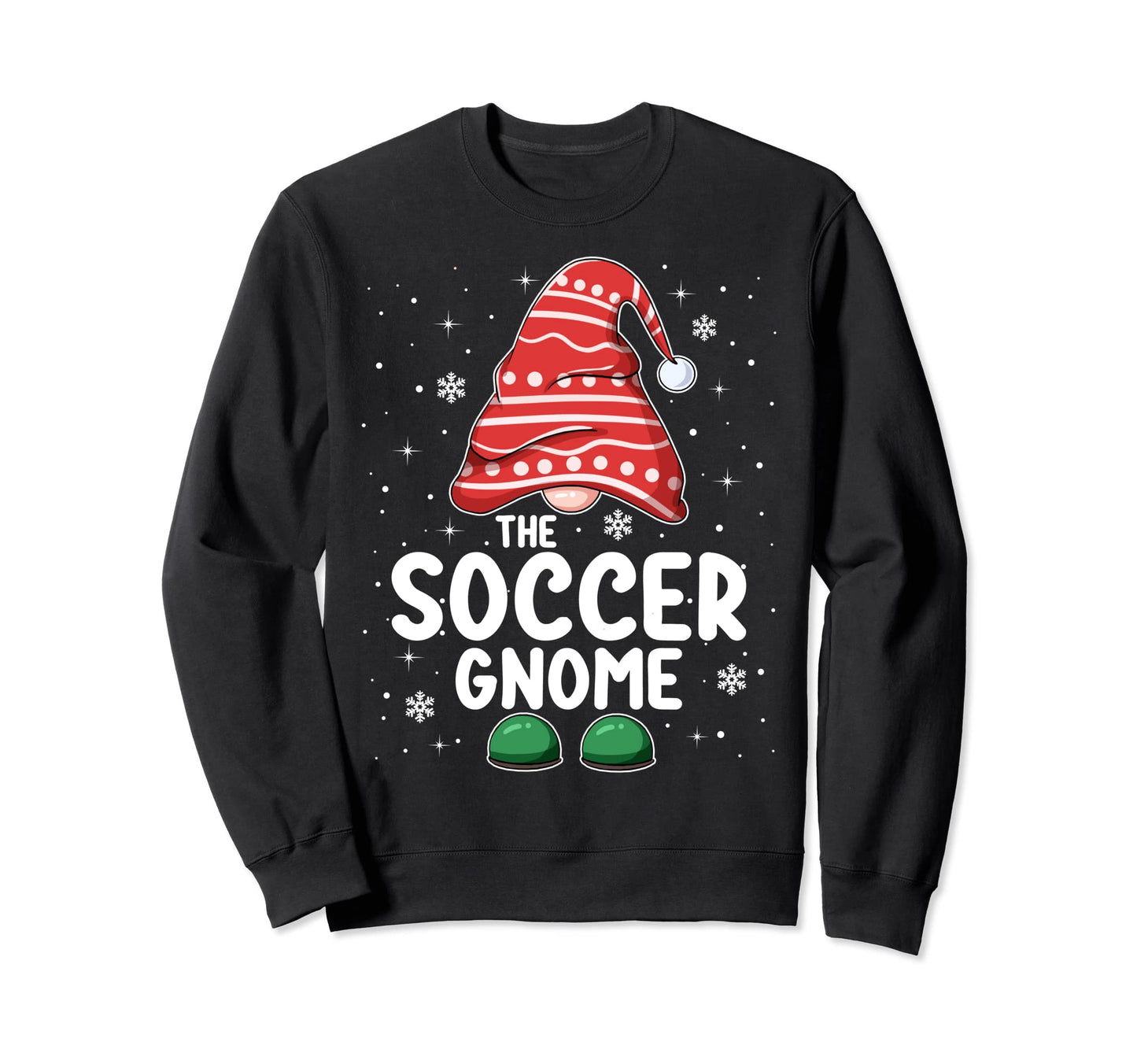 Soccer Gnome Squad Funny Matching Sweatshirt - Trendy Graphic Unisex - T-Shirt, Sweatshirt, Hoodie