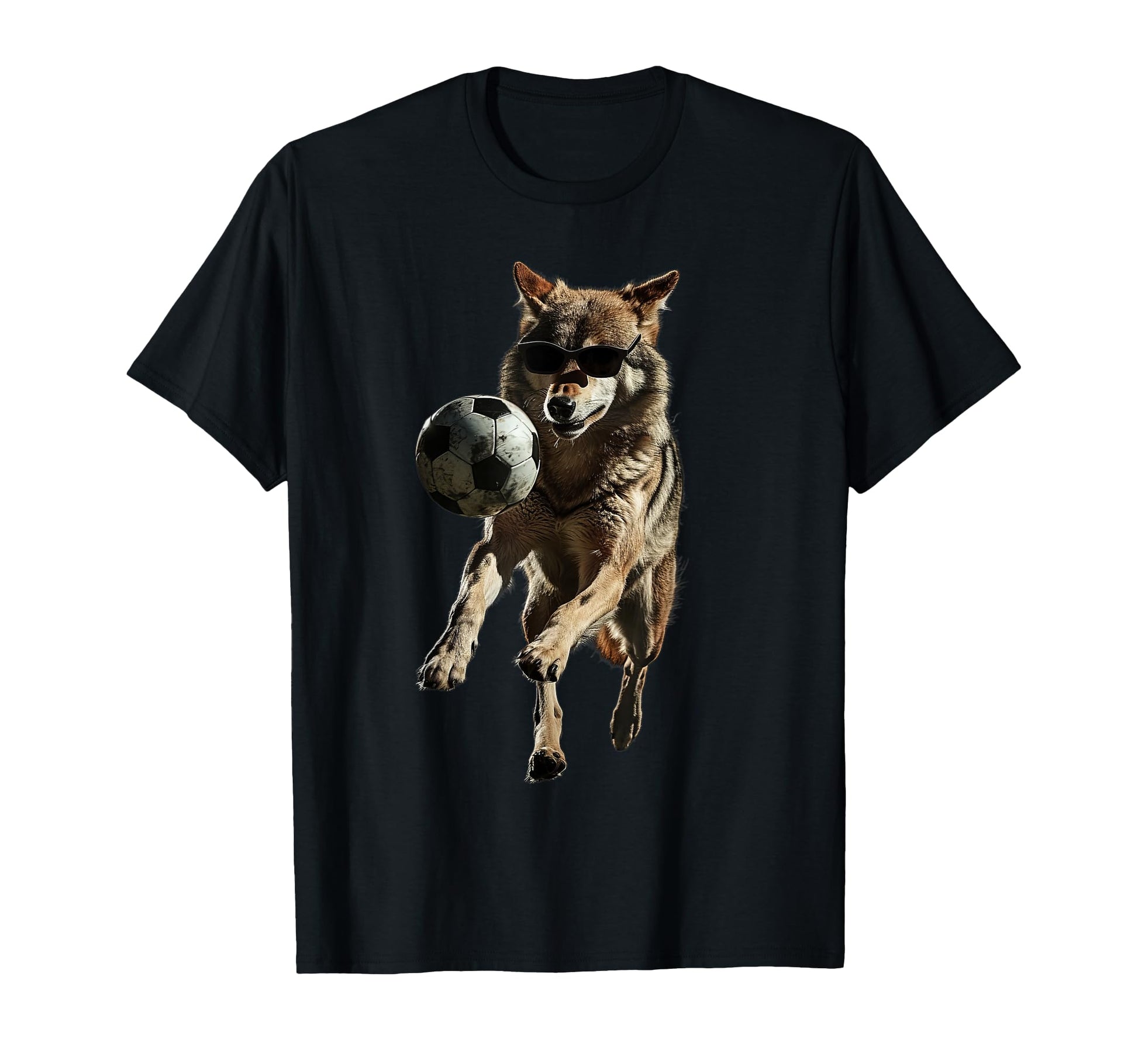Wolf Soccer Football T-Shirt - Casual Everyday Wear Unisex - T-Shirt, Sweatshirt, Hoodie