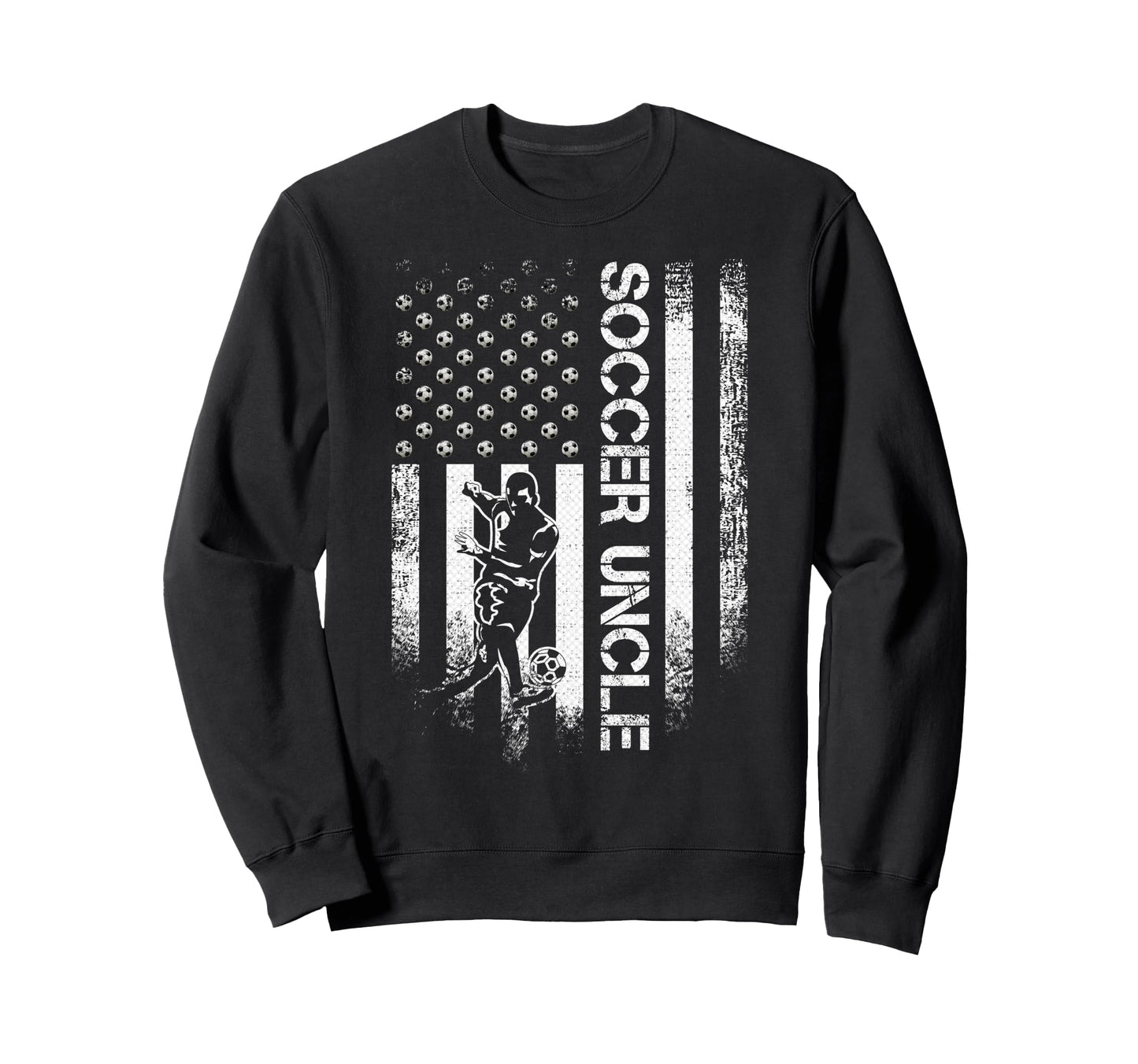 Usa American Flag Proud Soccer Sweatshirt - Fun Novelty Design for Adults - T-Shirt, Sweatshirt, Hoodie