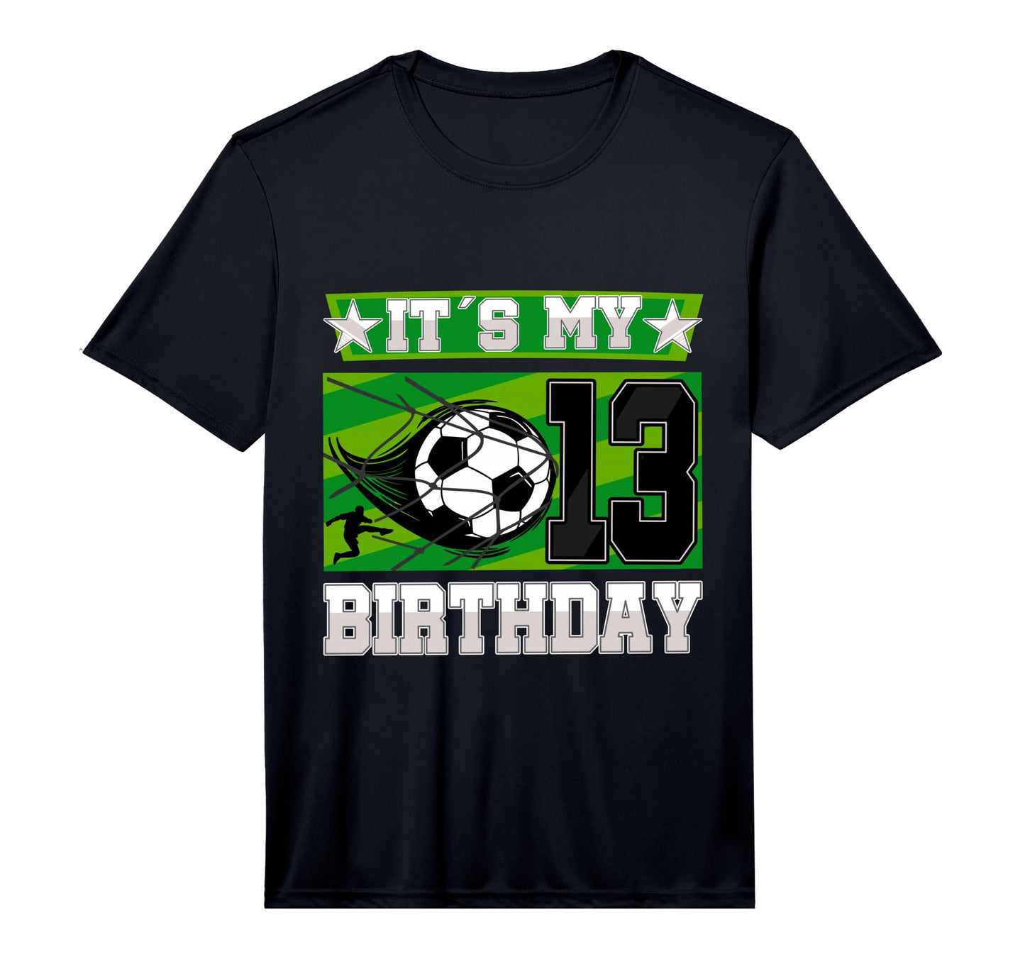 Soccer Birthday Party 13Th Birthday 13 T-Shirt - Novelty Apparel Unisex - T-Shirt, Sweatshirt, Hoodie