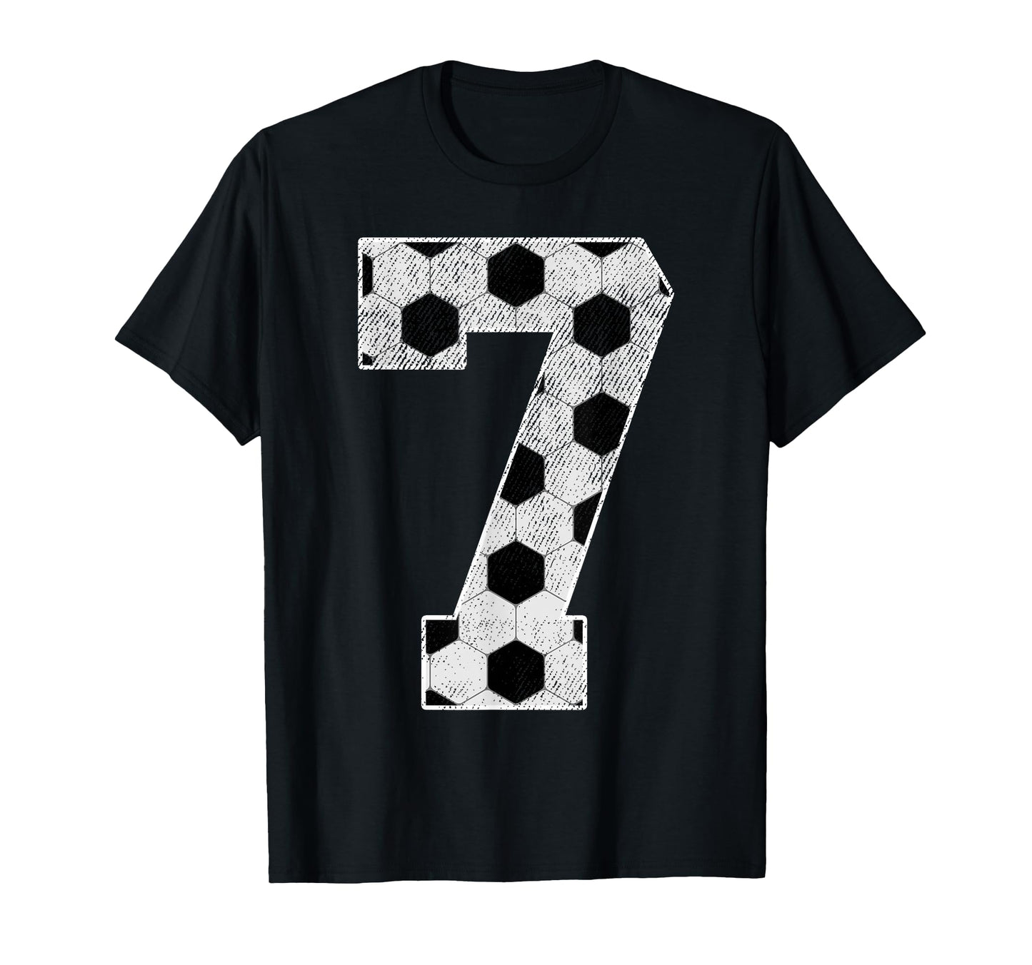 7Th Birthday Party 7 Year Old Soccer T-Shirt - Aesthetic Graphic Men Women - T-Shirt, Sweatshirt, Hoodie
