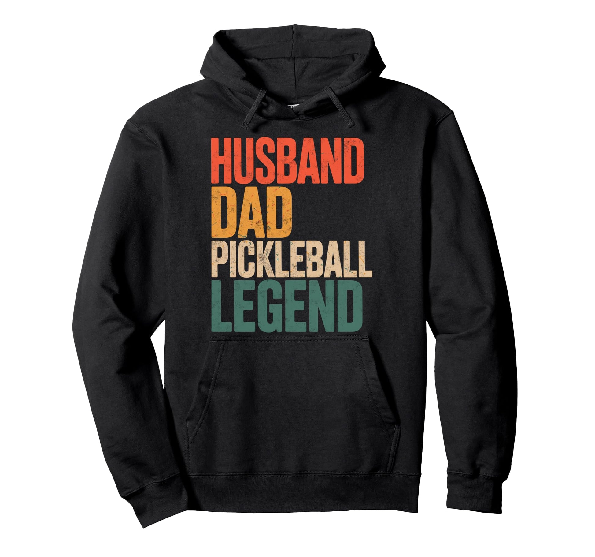 Husband Dad Pickleball Legend Joke Dink Hoodie - Novelty Apparel Unisex - T-Shirt, Sweatshirt, Hoodie