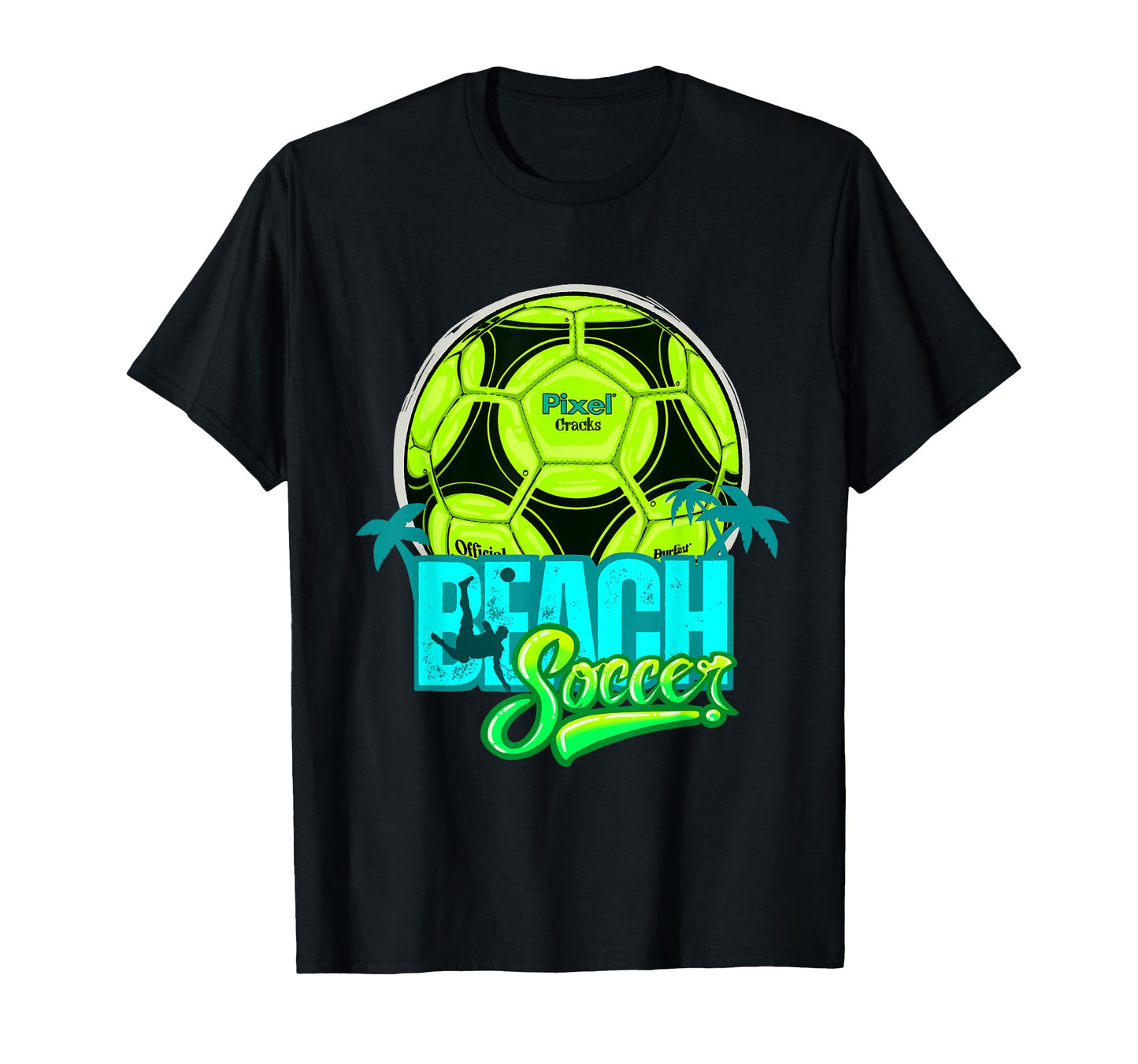 Beach Soccer Summer Soccer Fans T-Shirt - Novelty Apparel for Adults - T-Shirt, Sweatshirt, Hoodie