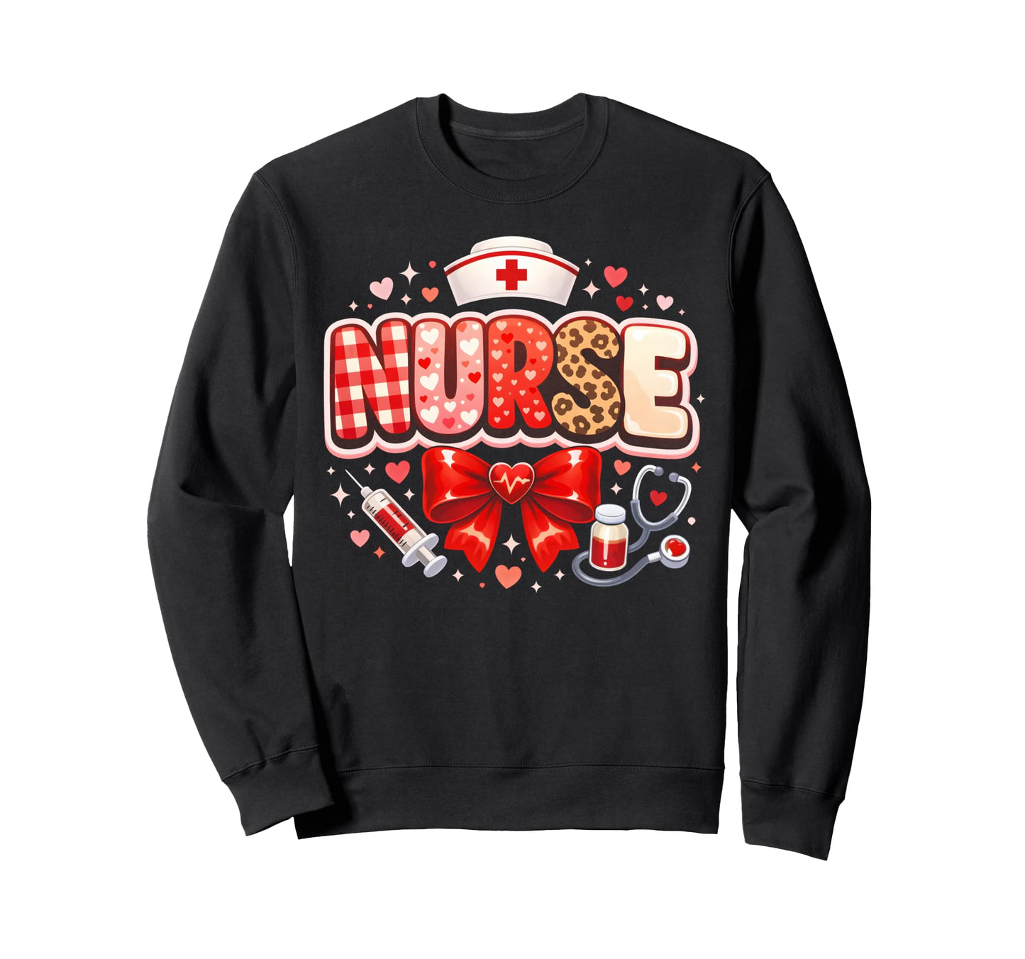 Nurse Stethoscope Graduation Graduate Sweatshirt - Custom Art Print Unisex - T-Shirt, Sweatshirt, Hoodie